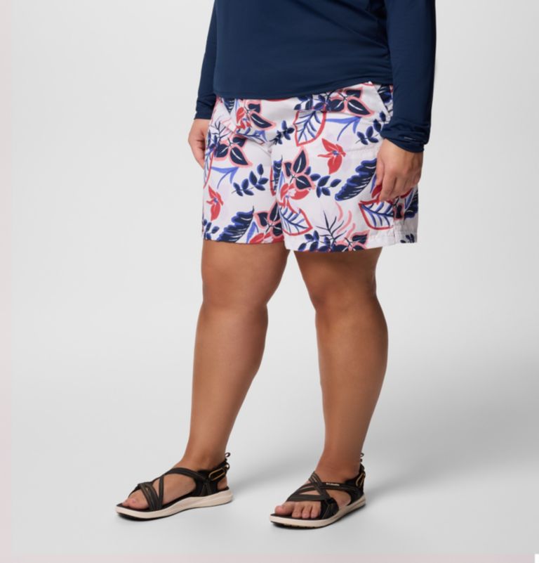 sandy river shorts mit print iii für damen – Übergröße