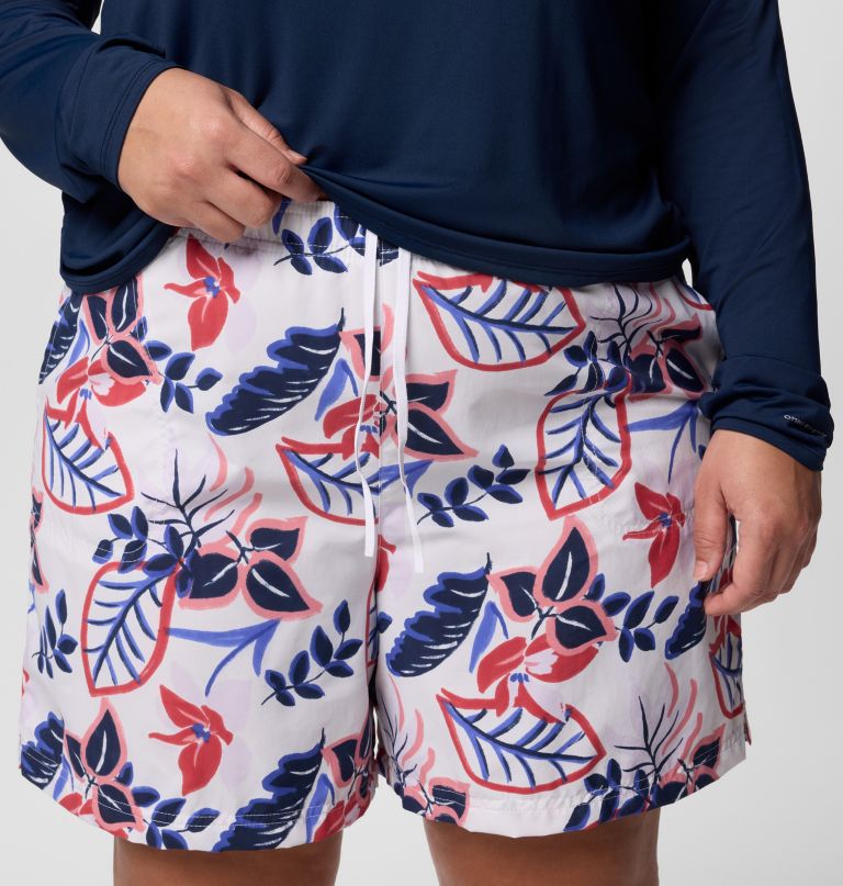 sandy river shorts mit print iii für damen – Übergröße