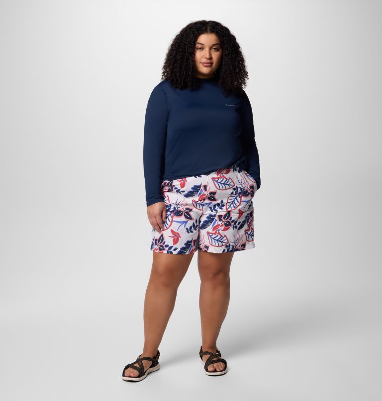 sandy river shorts mit print iii für damen – Übergröße