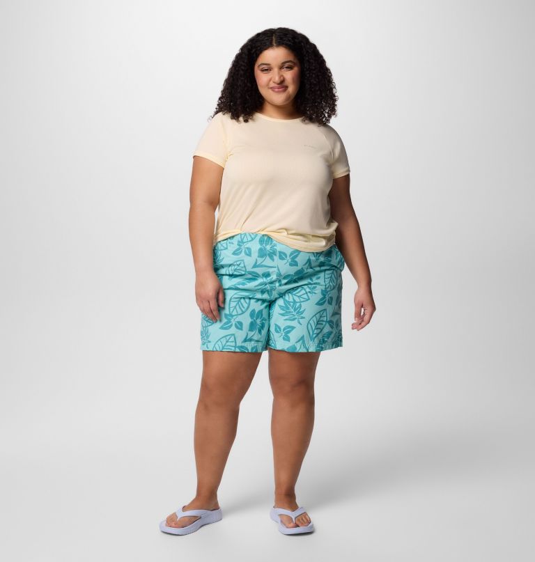 sandy river shorts mit print iii für damen – Übergröße
