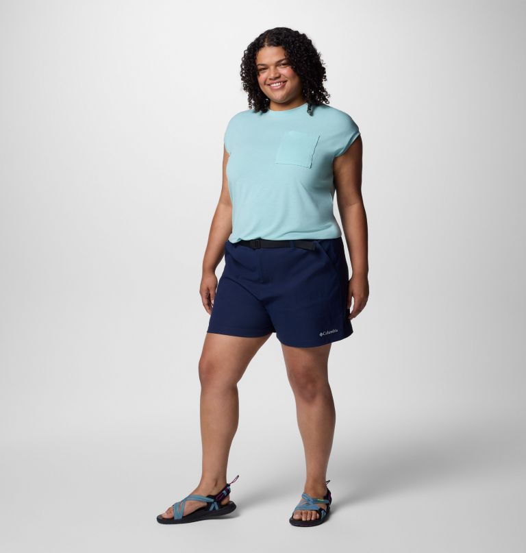 brea falls nylon-shorts für damen – Übergröße