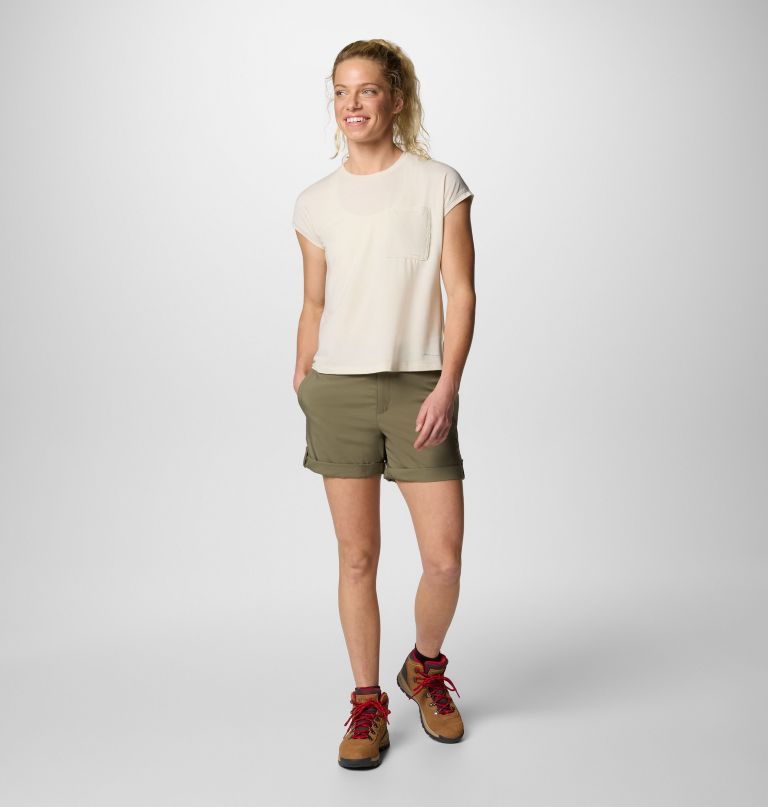 silver ridge utility-shorts für damen