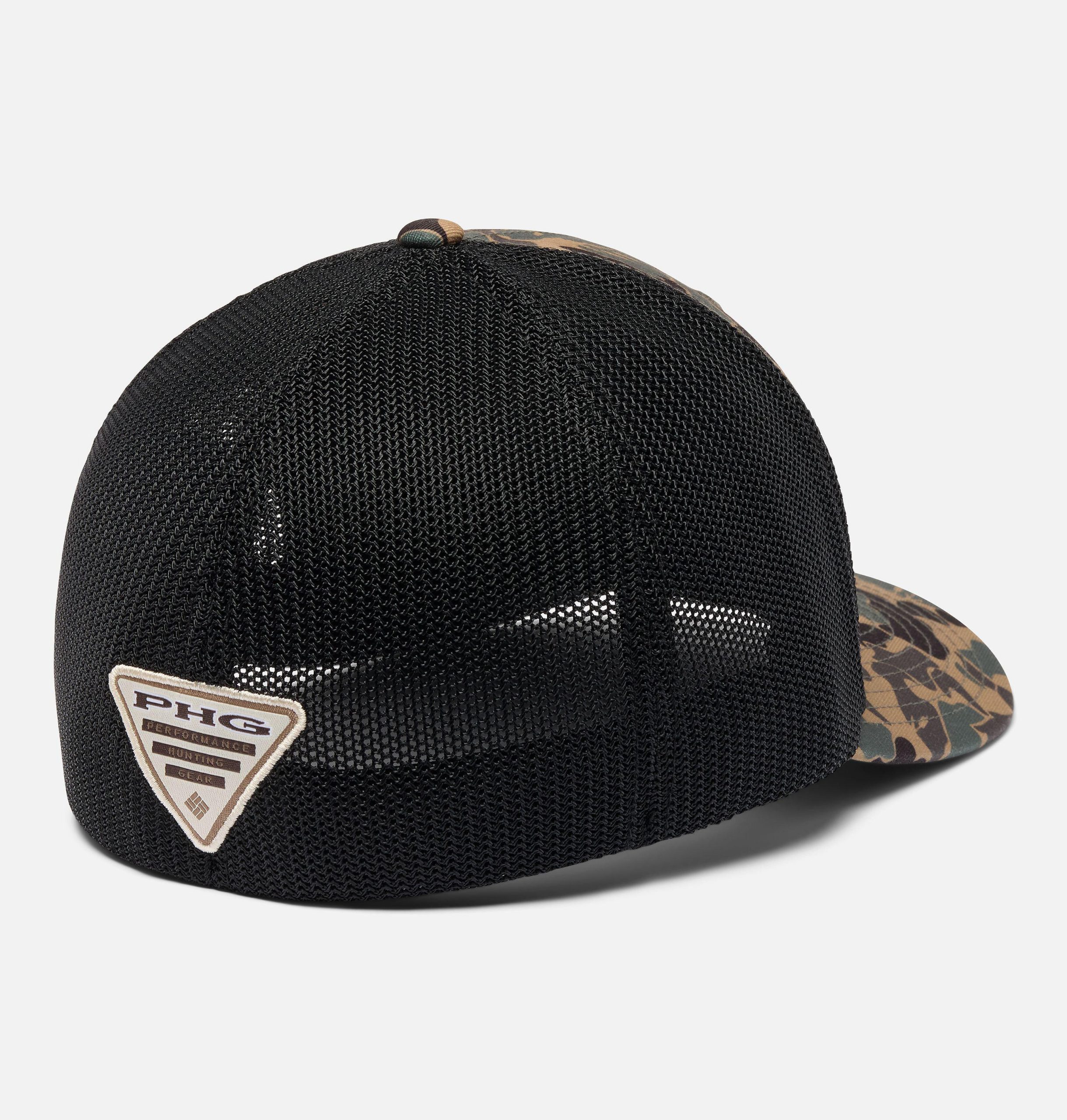 collegiate phg camo mesh ball cap - lsu