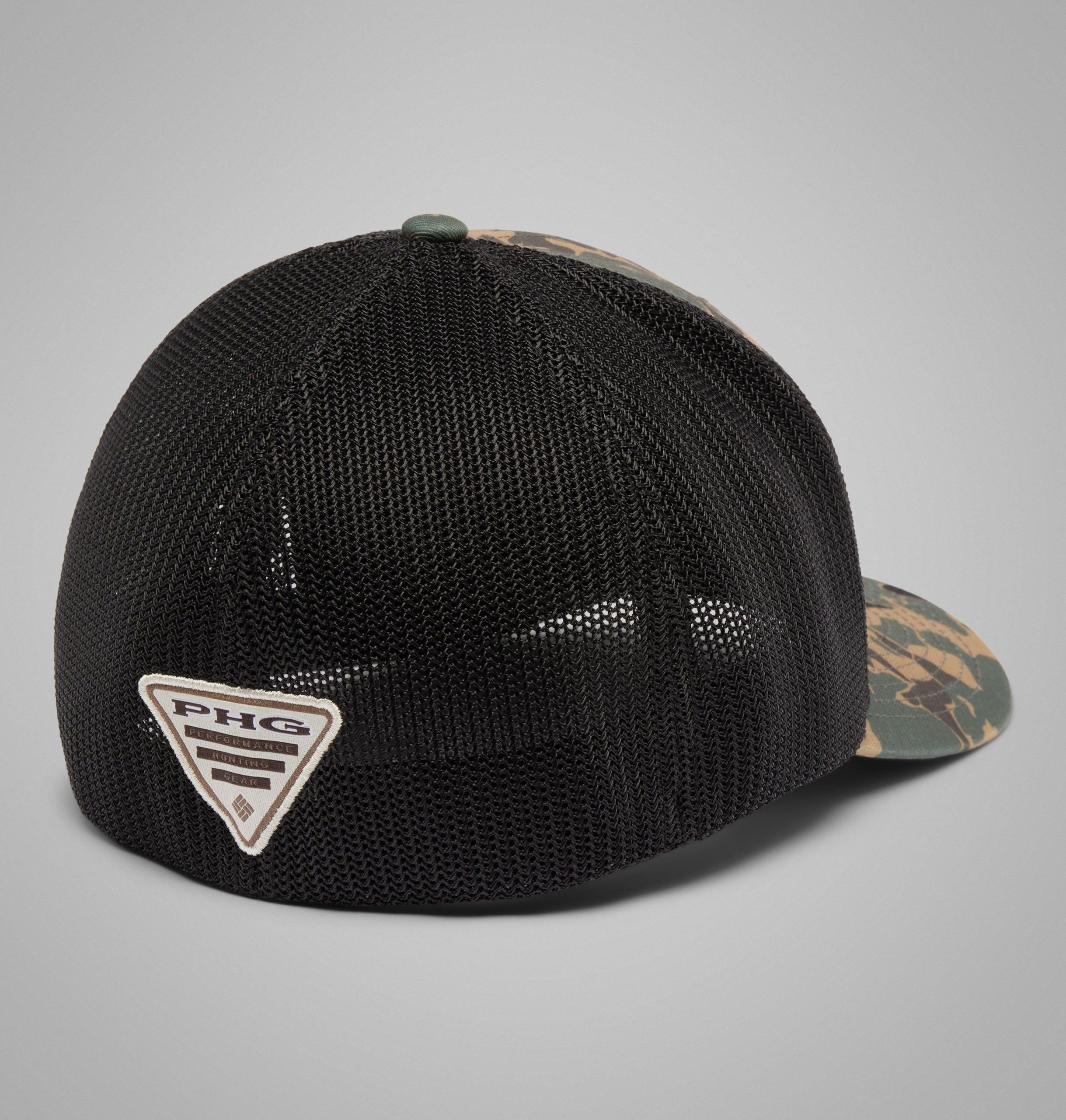 collegiate phg camo mesh ball cap