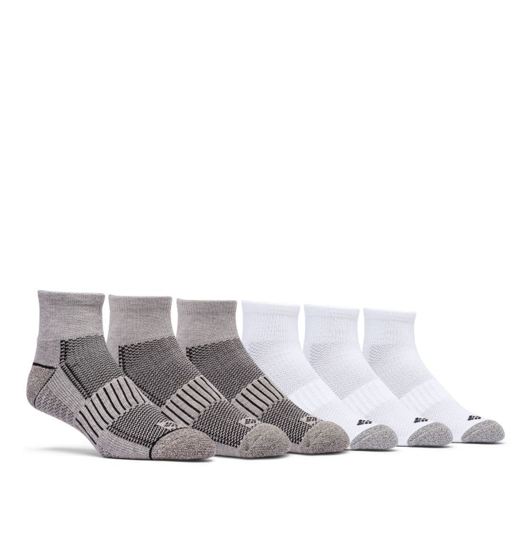 herren-quartersocken mit piqué-fußbett – 6er-pack