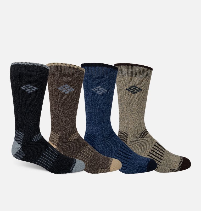 feuchtigkeitsregulierende herren-socken mit karomuster – 4er-pack