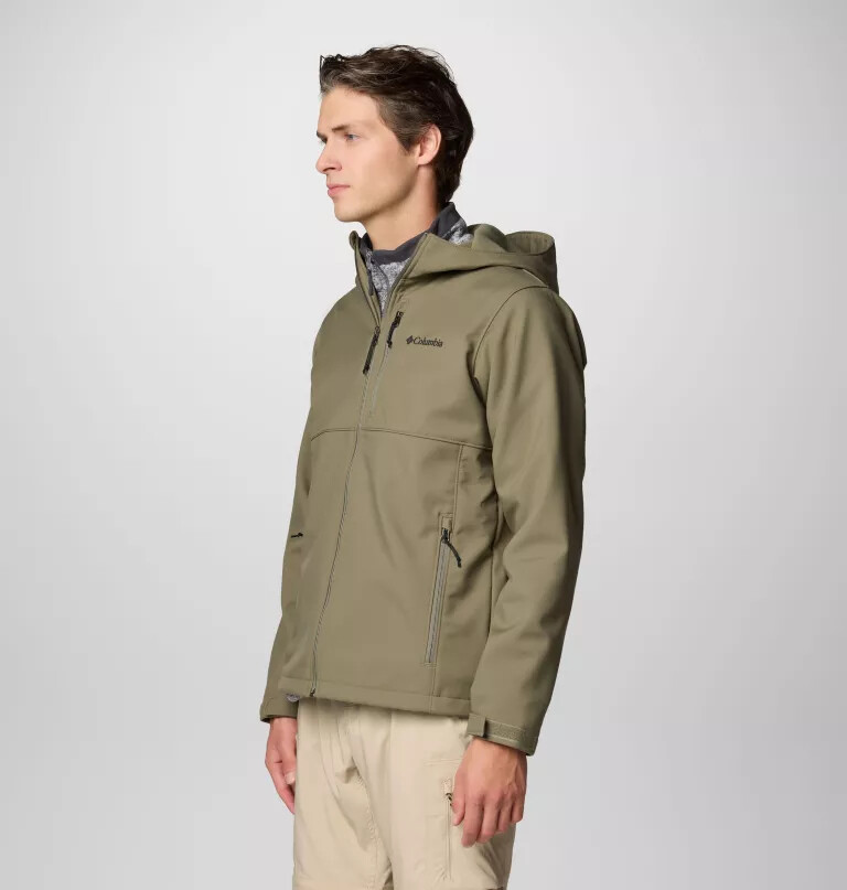 ascender ii softshelljacke mit kapuze für herren
