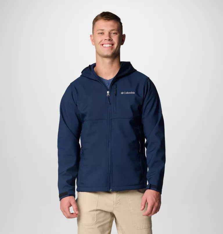 ascender ii softshelljacke mit kapuze für herren