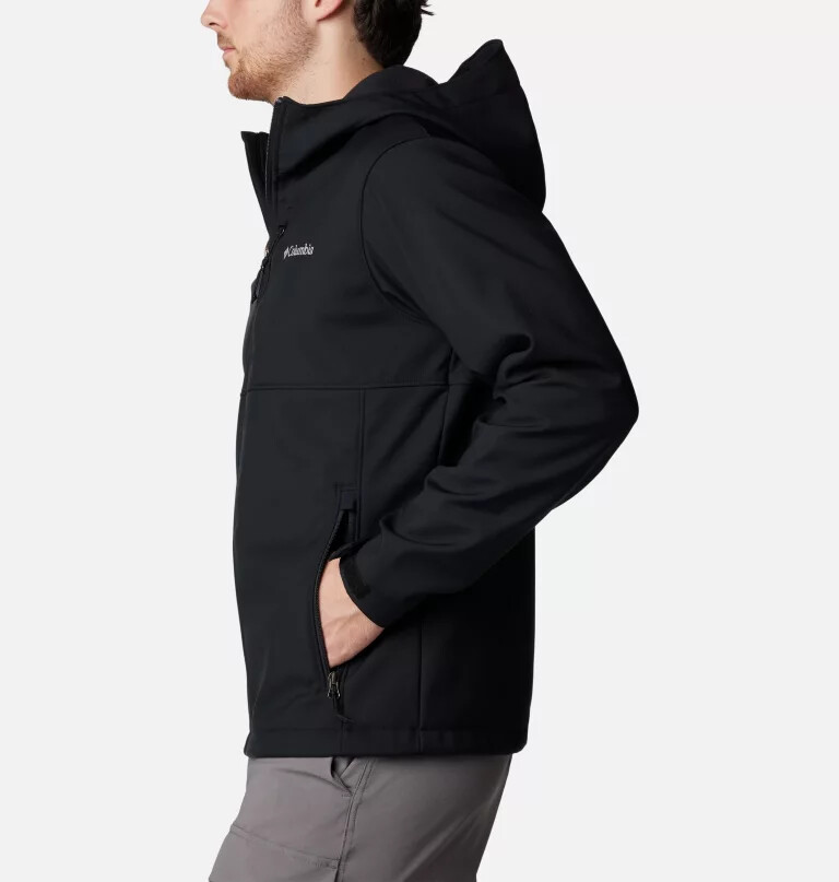 ascender ii softshelljacke mit kapuze für herren