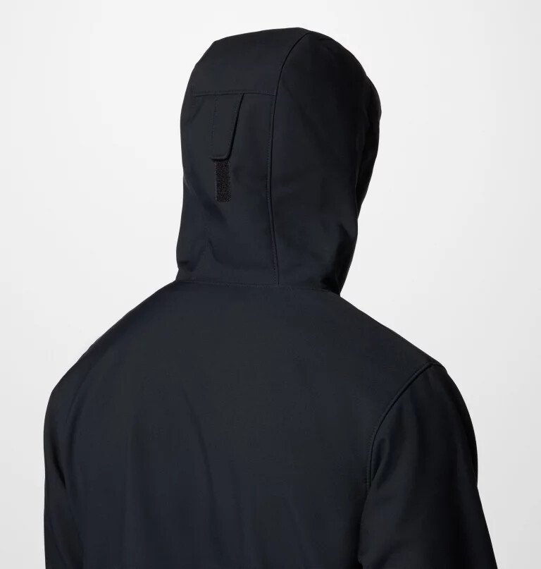 ascender ii softshelljacke mit kapuze für herren