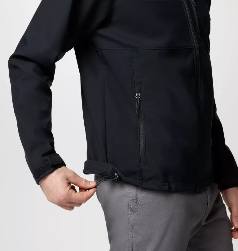 ascender ii softshelljacke mit kapuze für herren