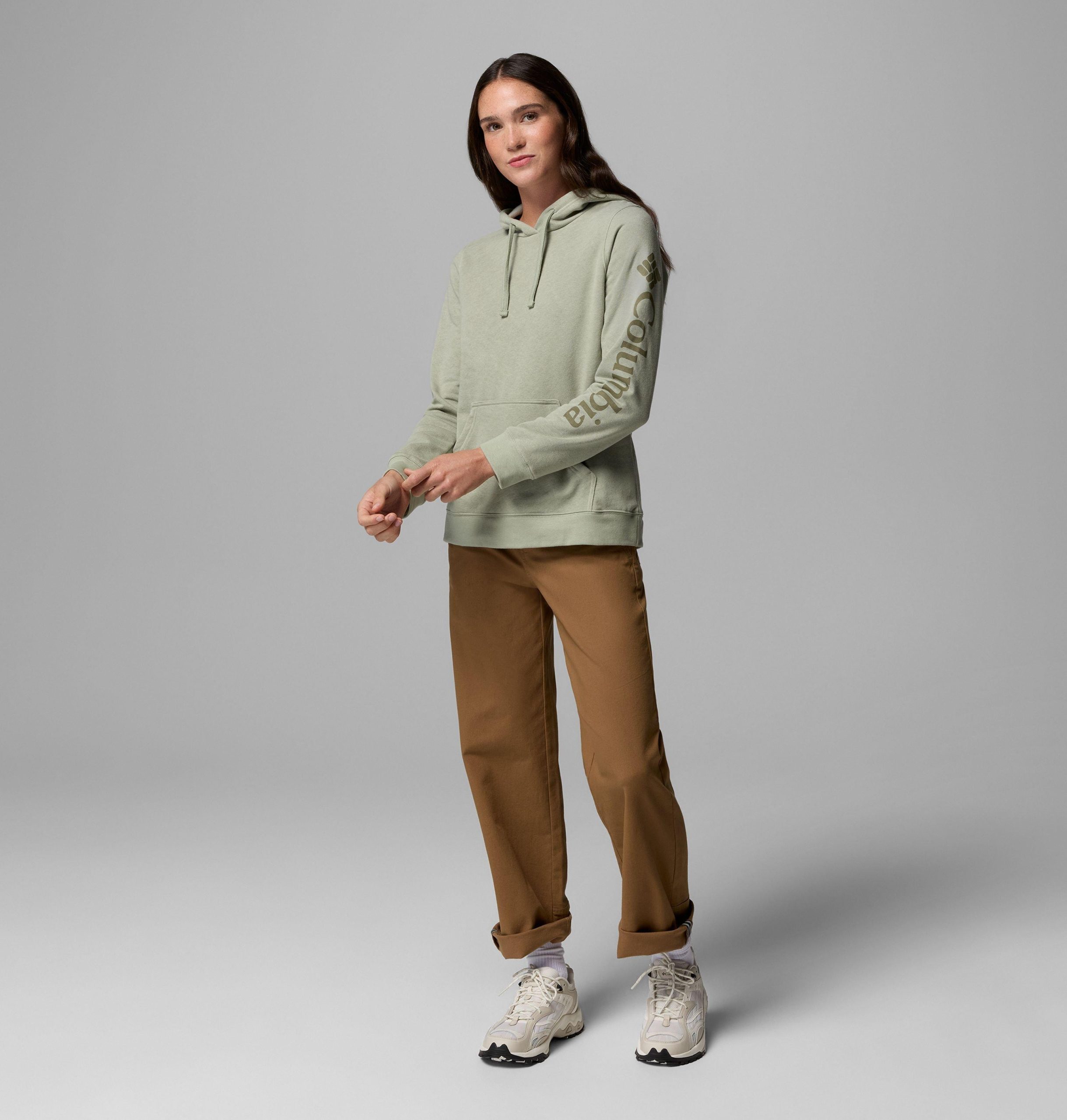 damen columbia trek graphic hoodie