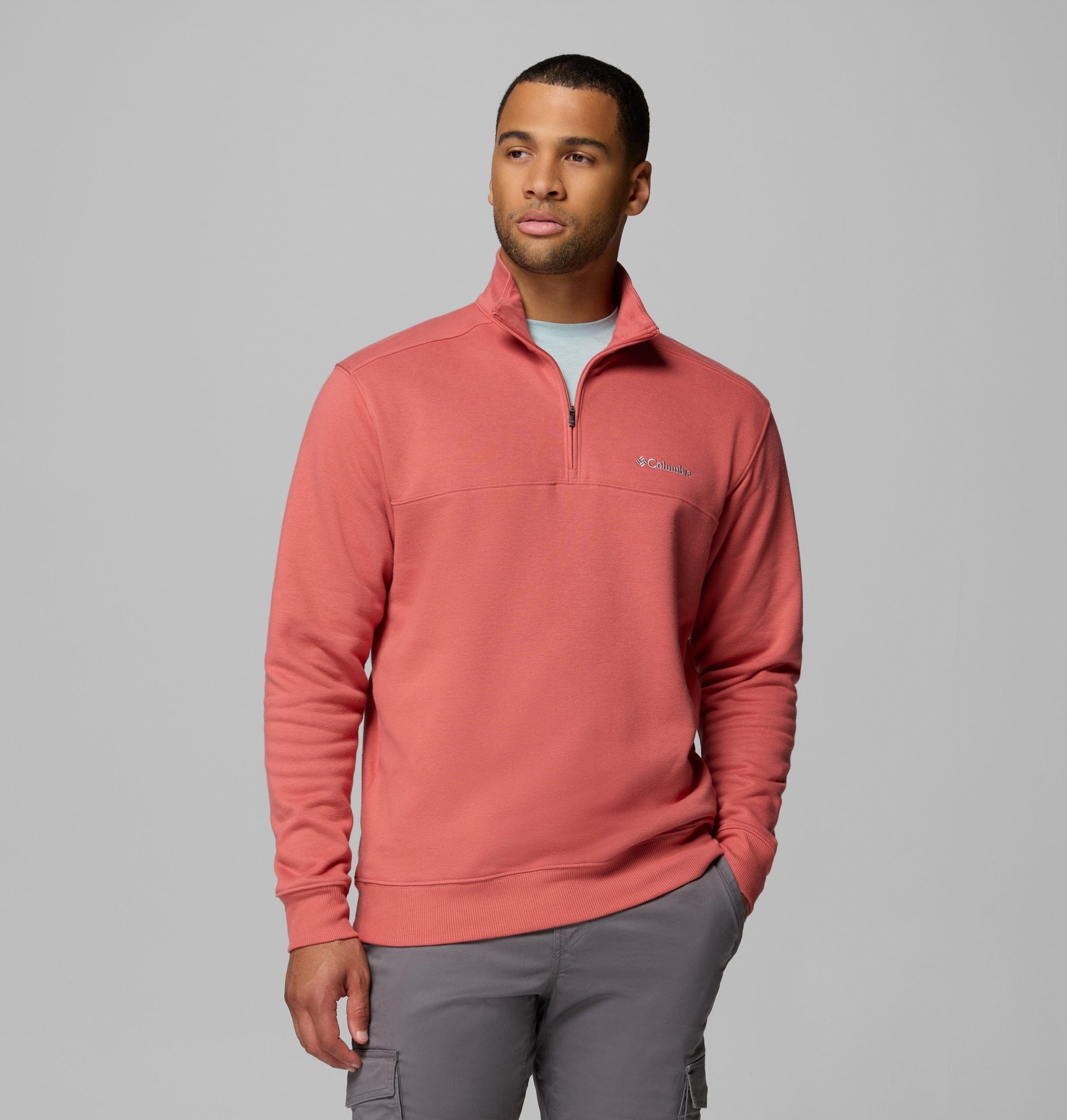 hart mountain ii herren-sweatshirt mit halbem reißverschluss