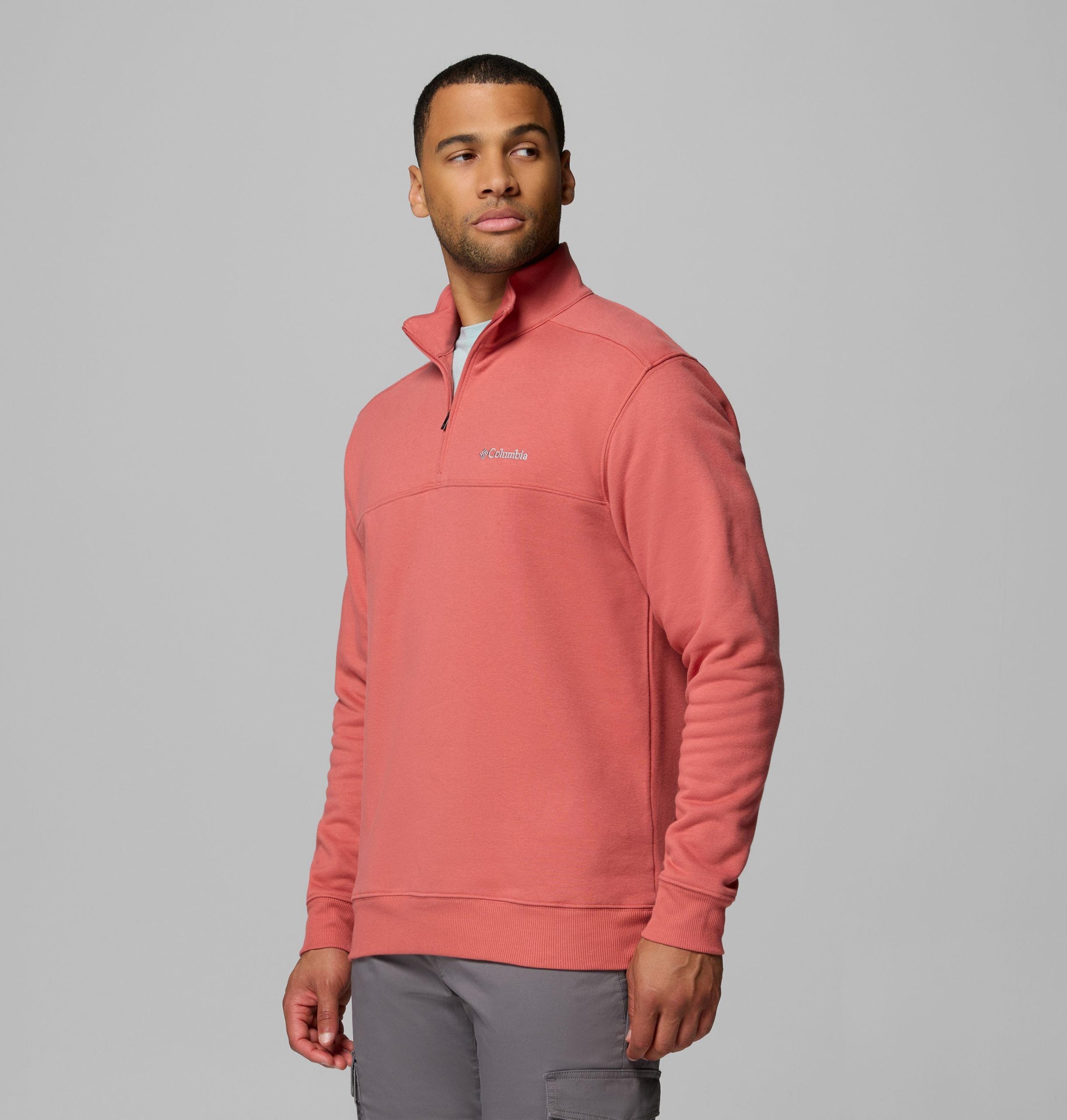 hart mountain ii herren-sweatshirt mit halbem reißverschluss