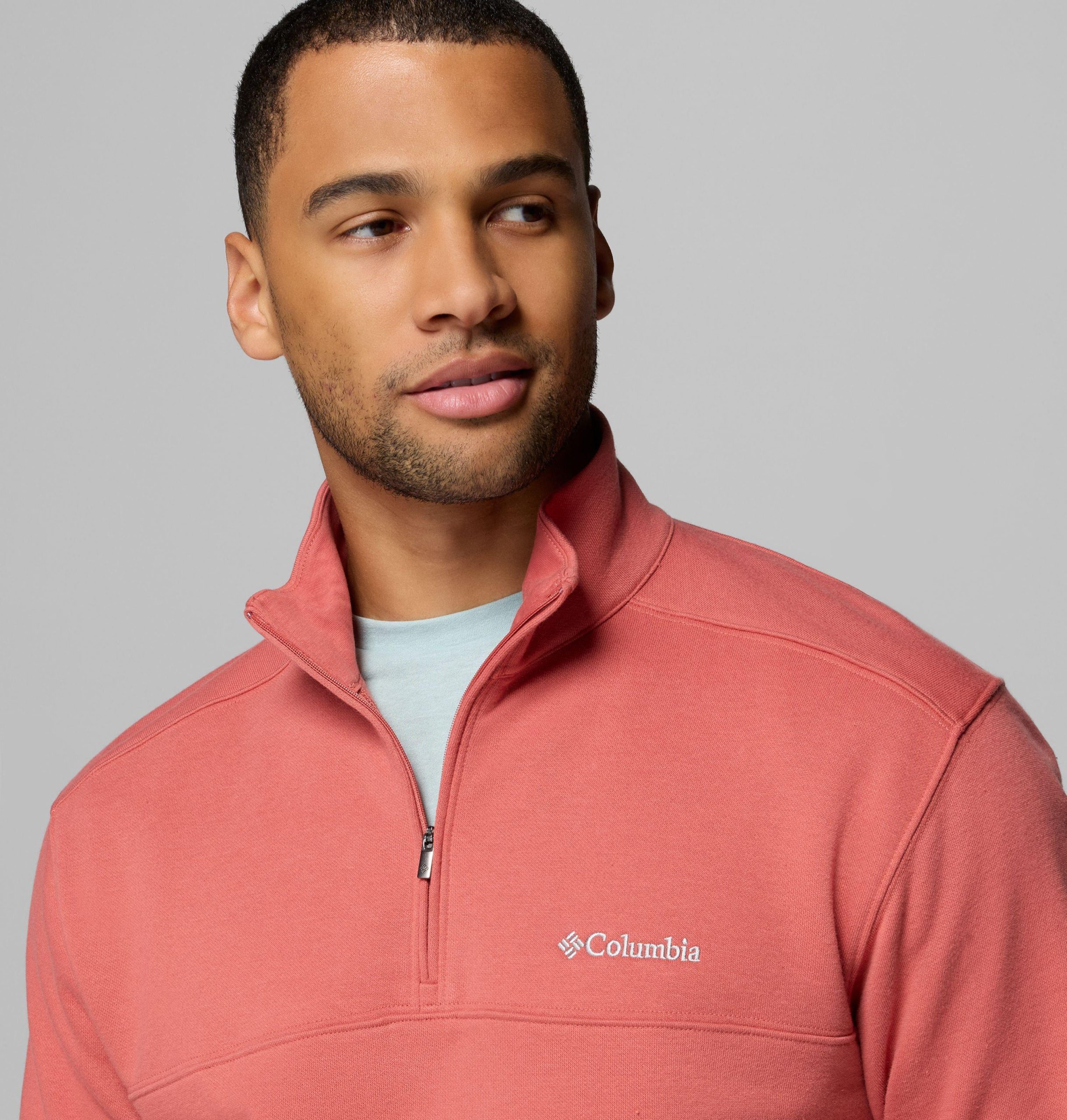 hart mountain ii herren-sweatshirt mit halbem reißverschluss