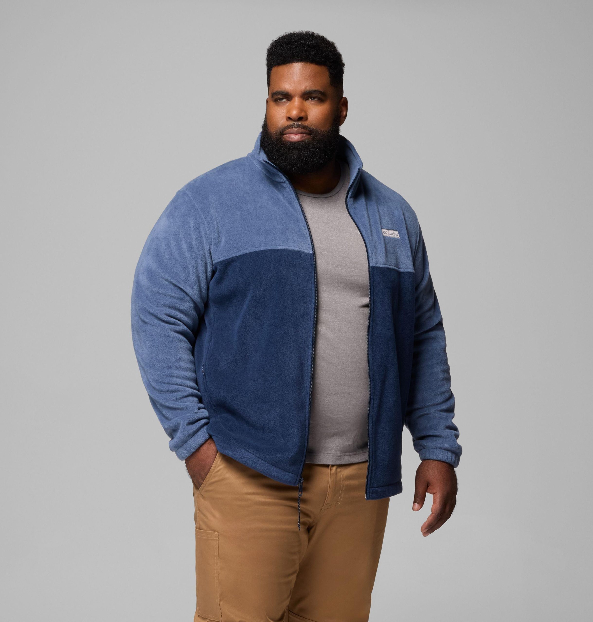 steens mountain 2.0 fleecejacke mit durchgehendem reißverschluss für herren – größe l