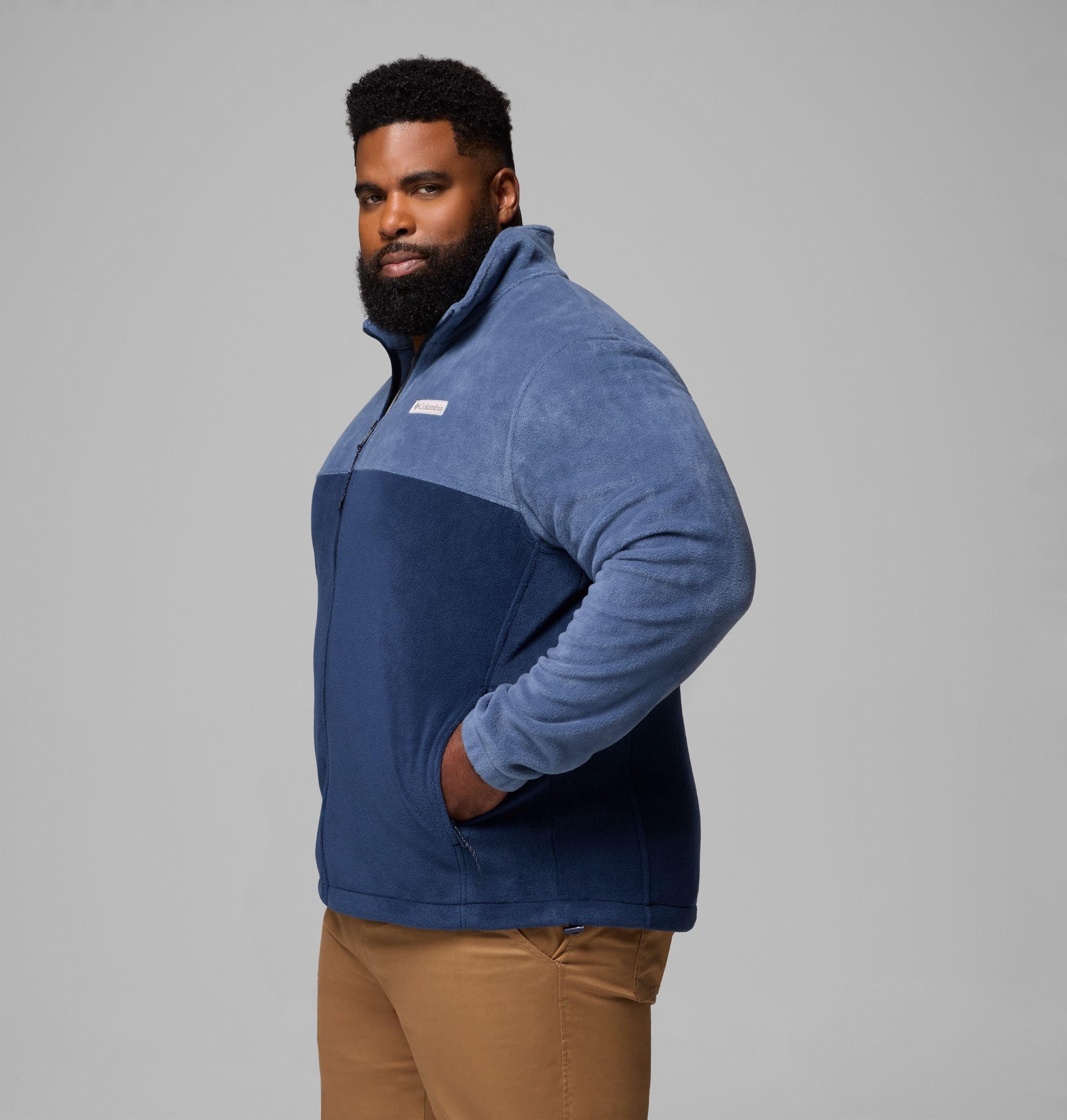 steens mountain 2.0 fleecejacke mit durchgehendem reißverschluss für herren – größe l