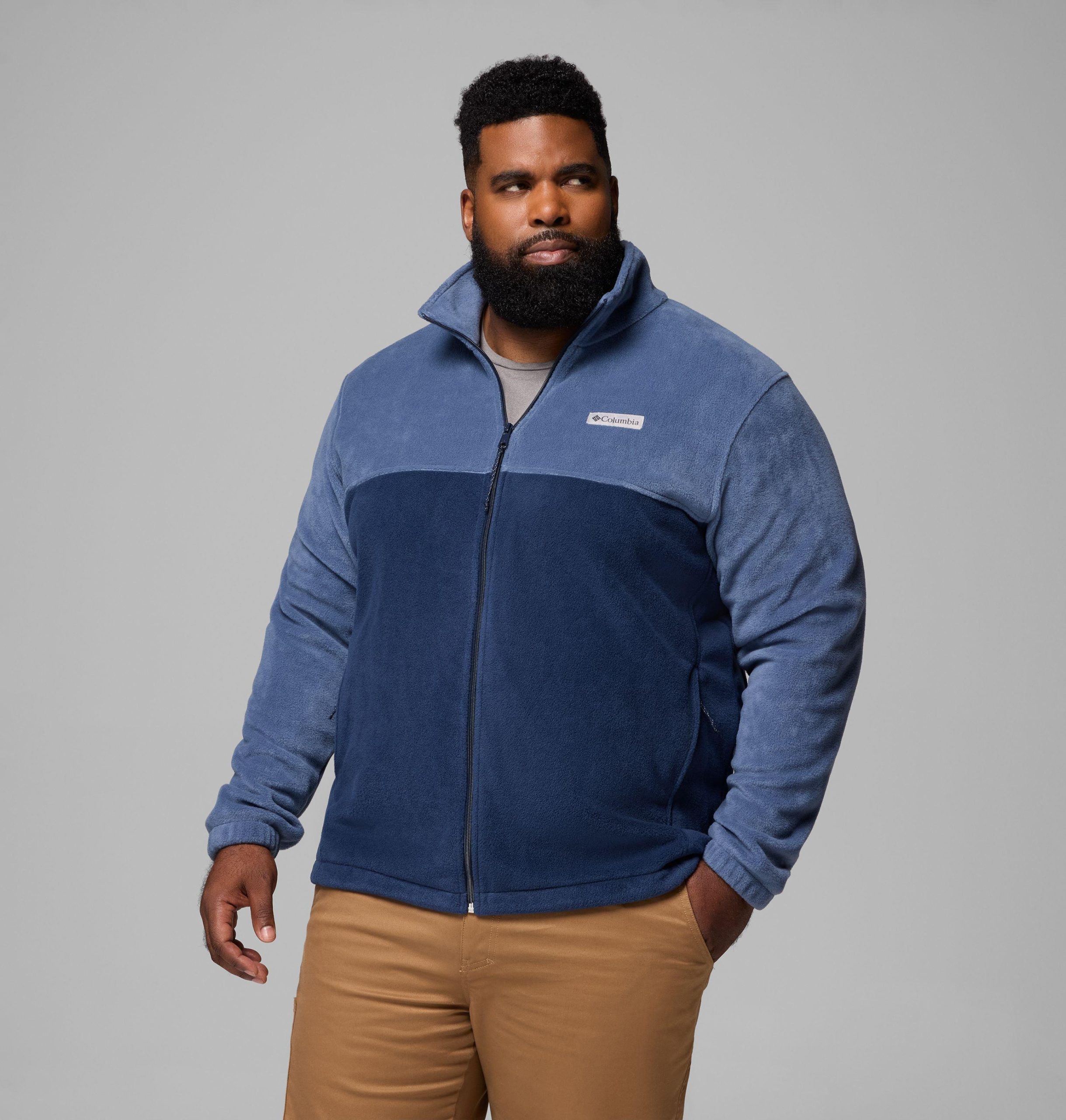 steens mountain 2.0 fleecejacke mit durchgehendem reißverschluss für herren – größe l