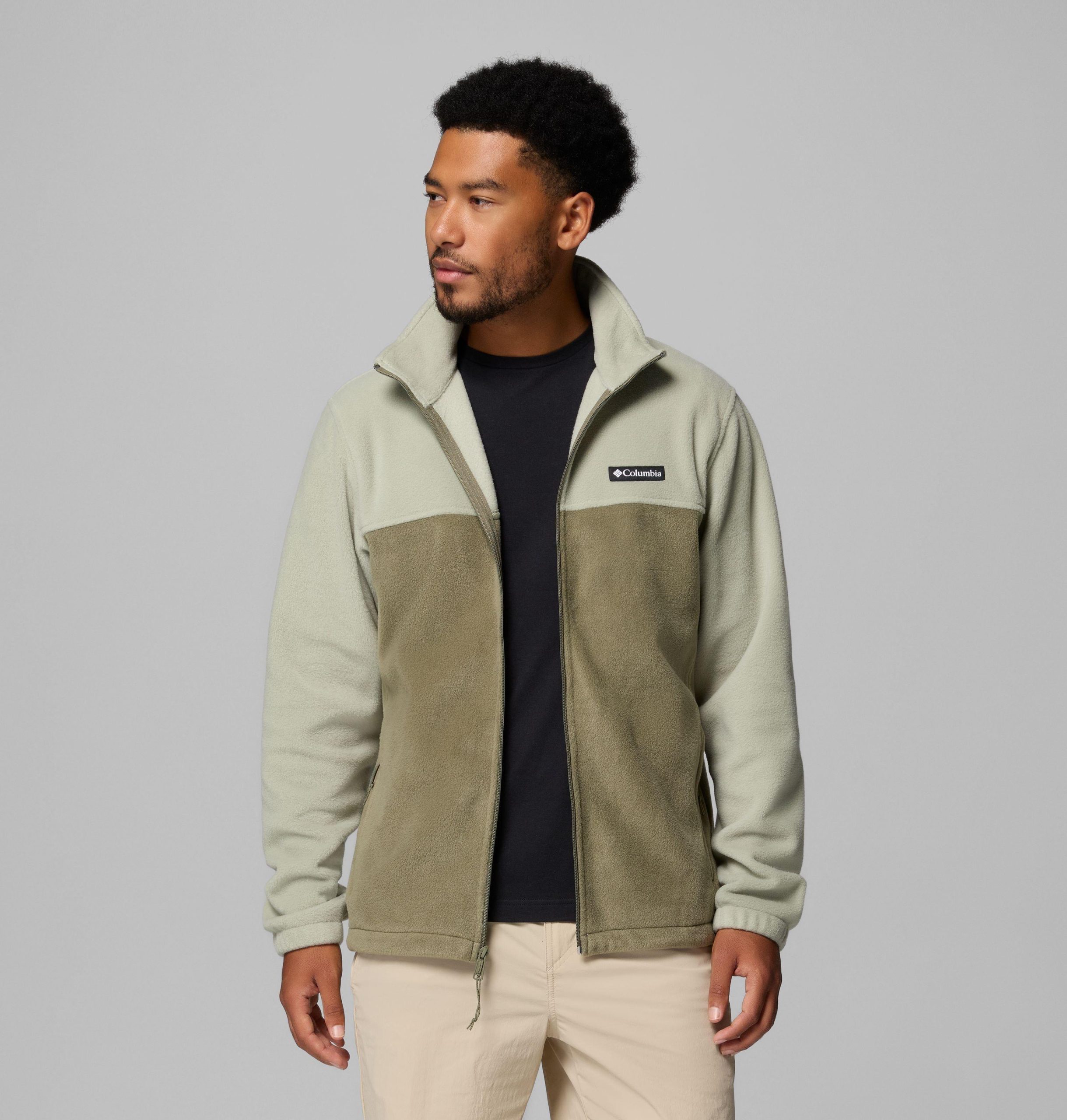 steens mountain 2.0 fleecejacke mit durchgehendem reißverschluss für herren – langgröße