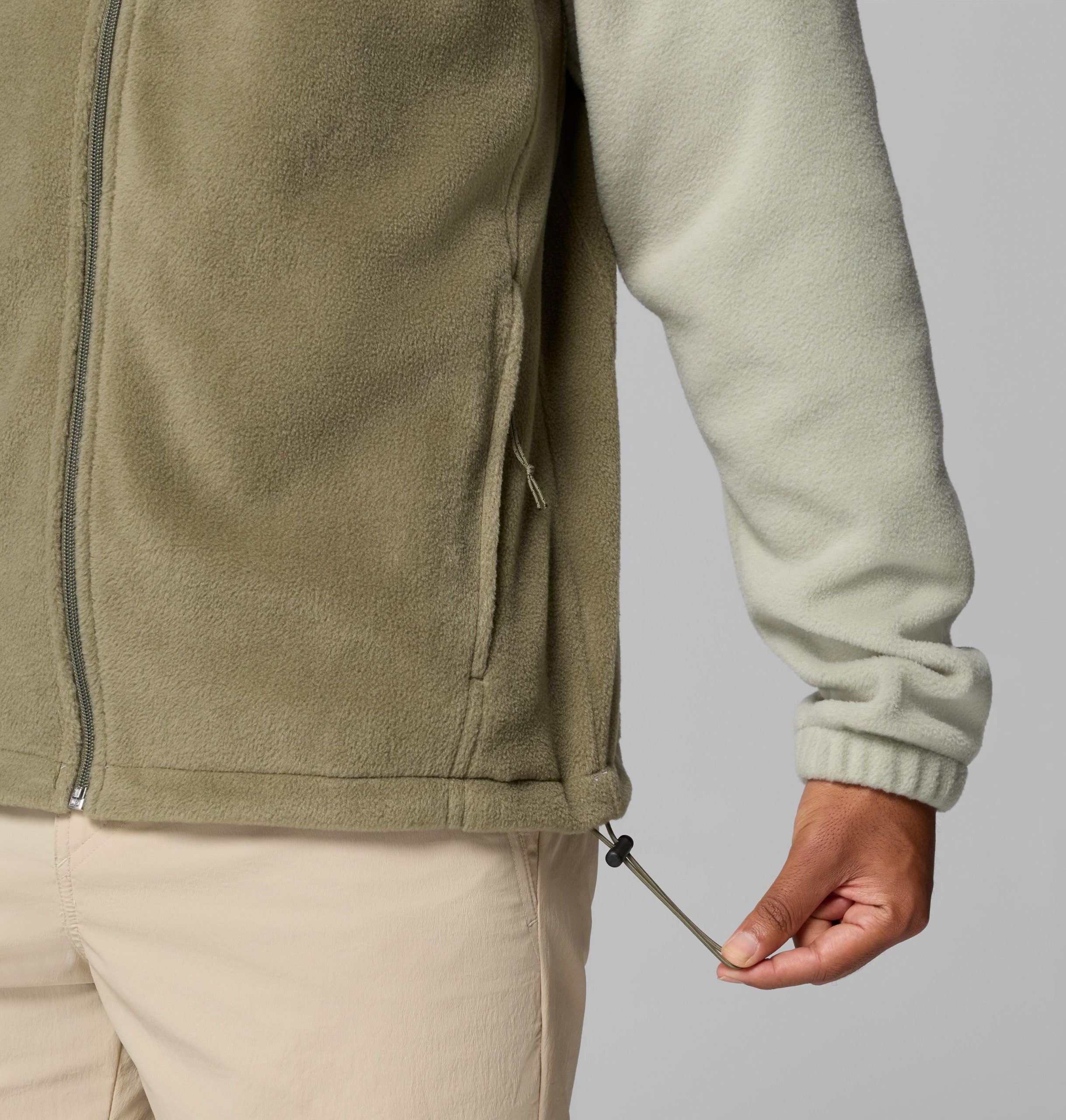 steens mountain 2.0 fleecejacke mit durchgehendem reißverschluss für herren – langgröße
