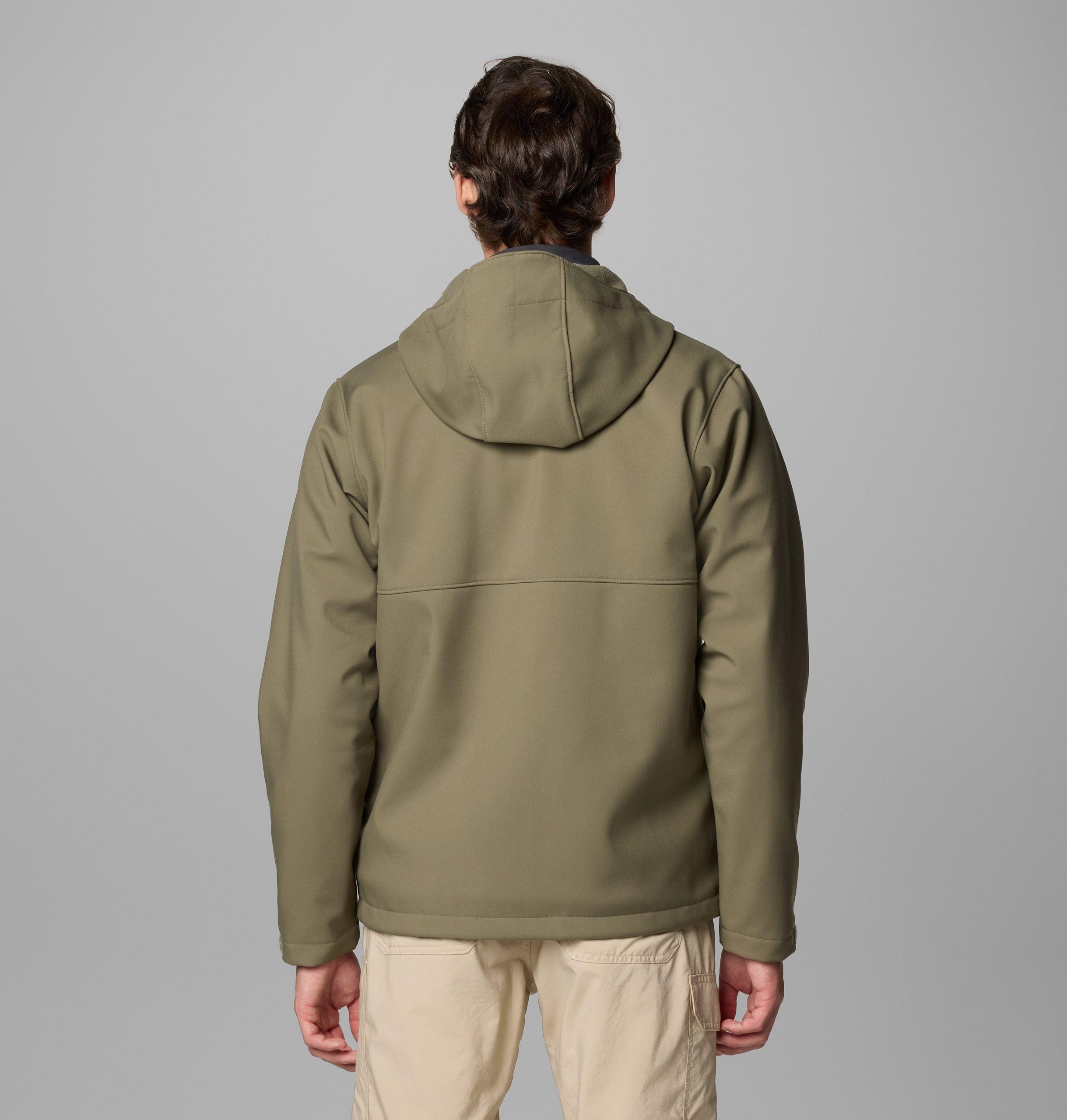ascender ii softshelljacke mit kapuze für herren