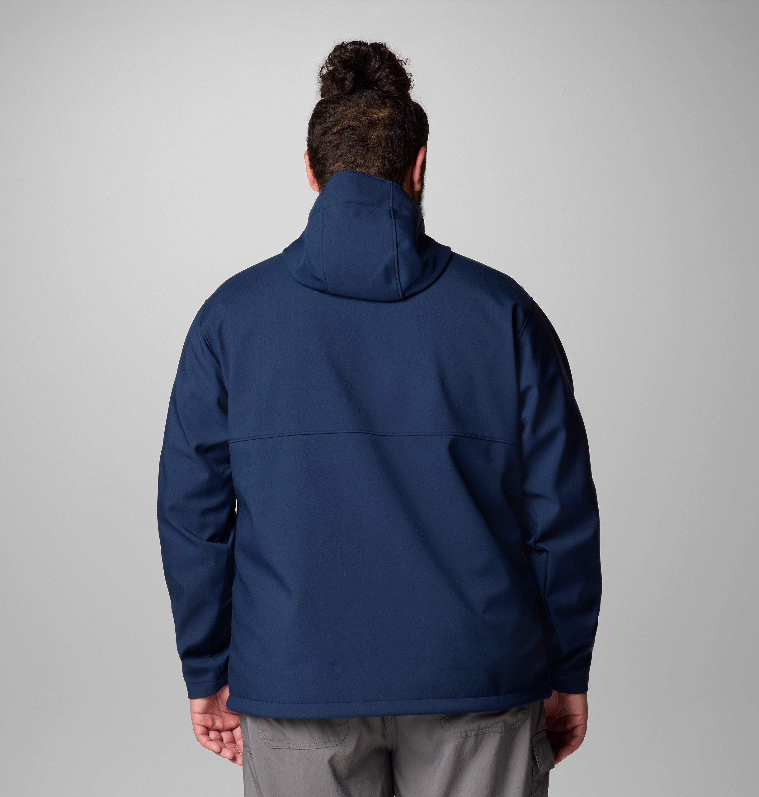 ascender ii softshelljacke mit kapuze für herren – größe l