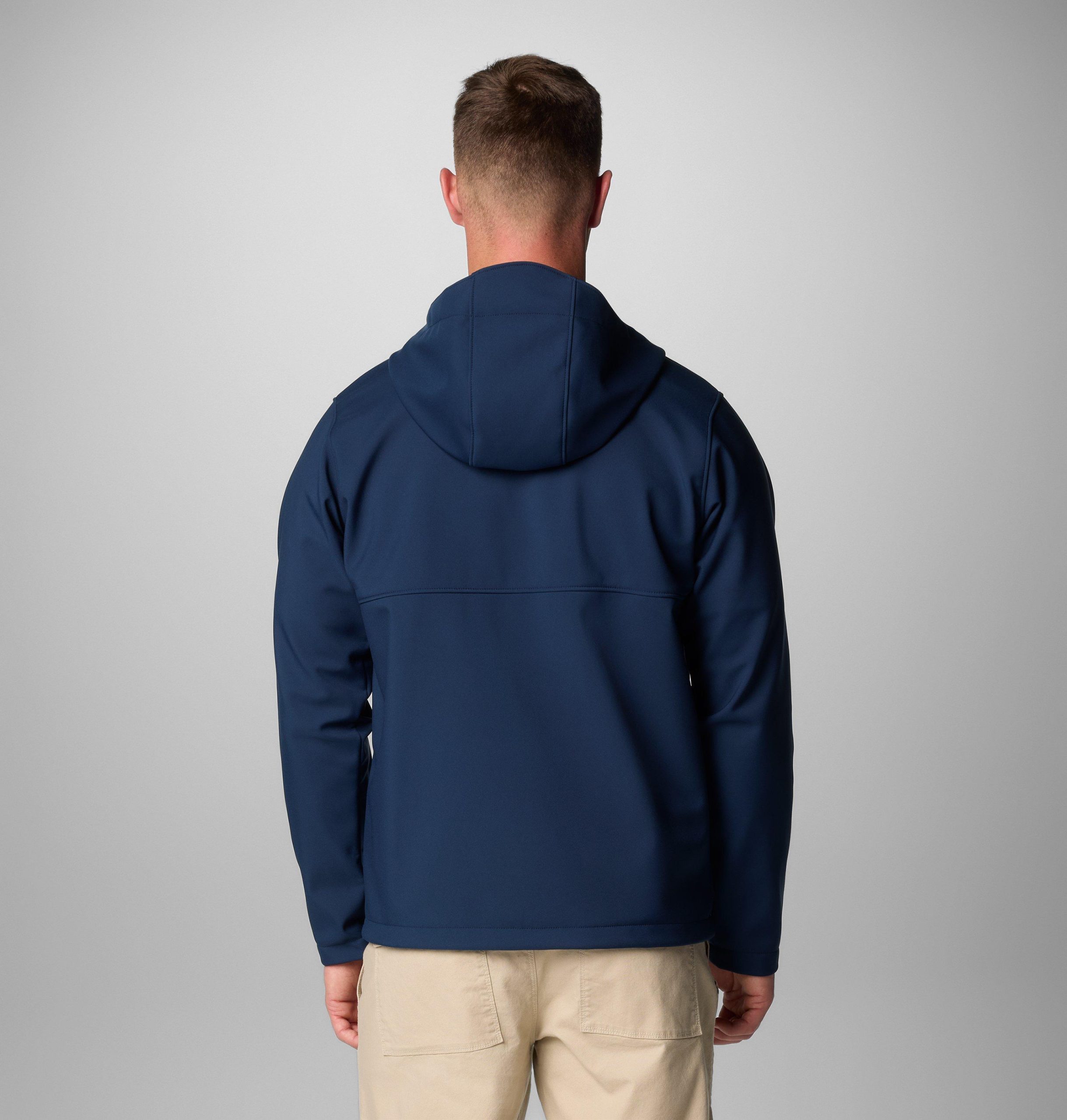 ascender ii softshelljacke mit kapuze für herren – größe l