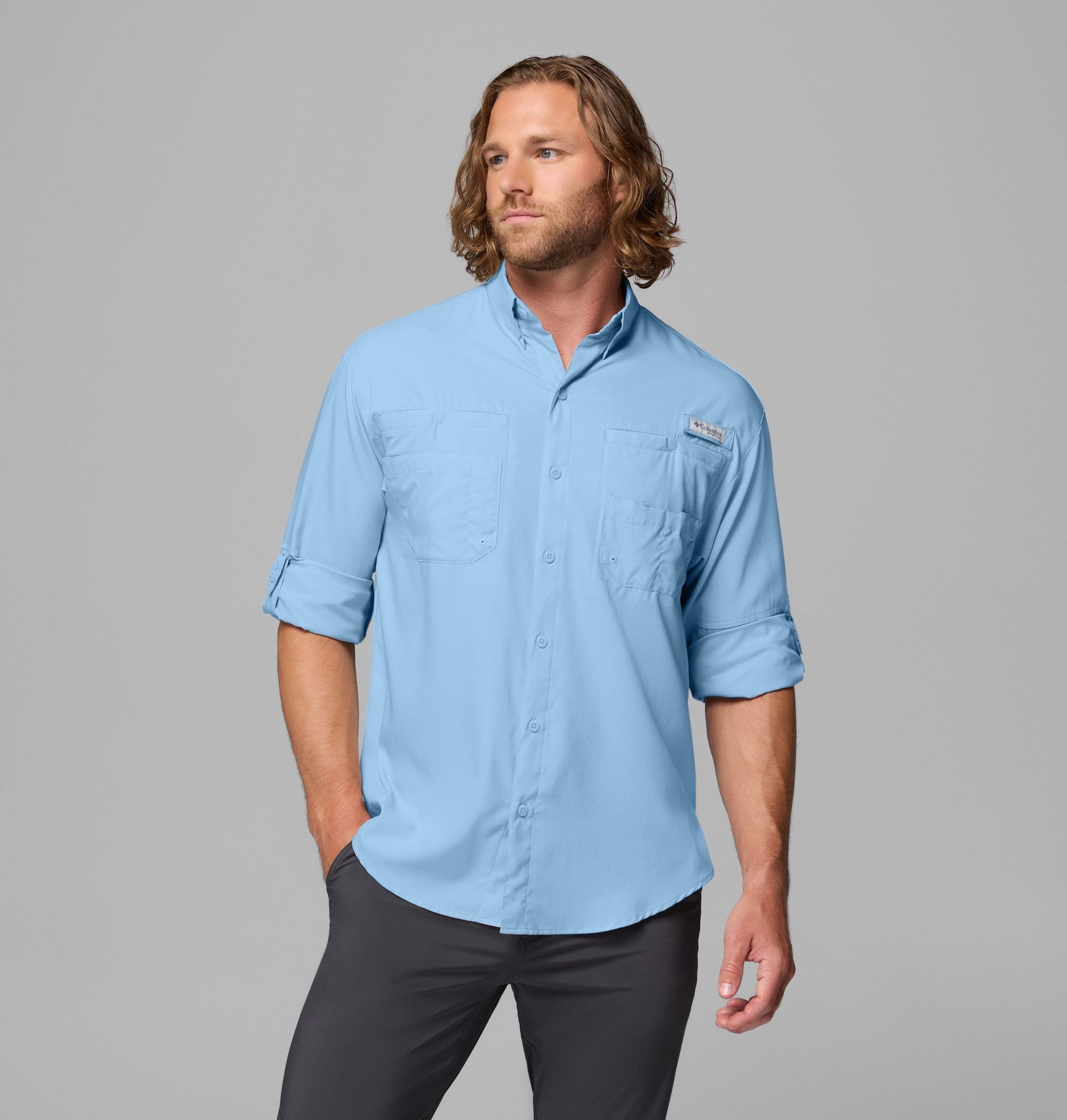 pfg tamiami ii langarmshirt für herren