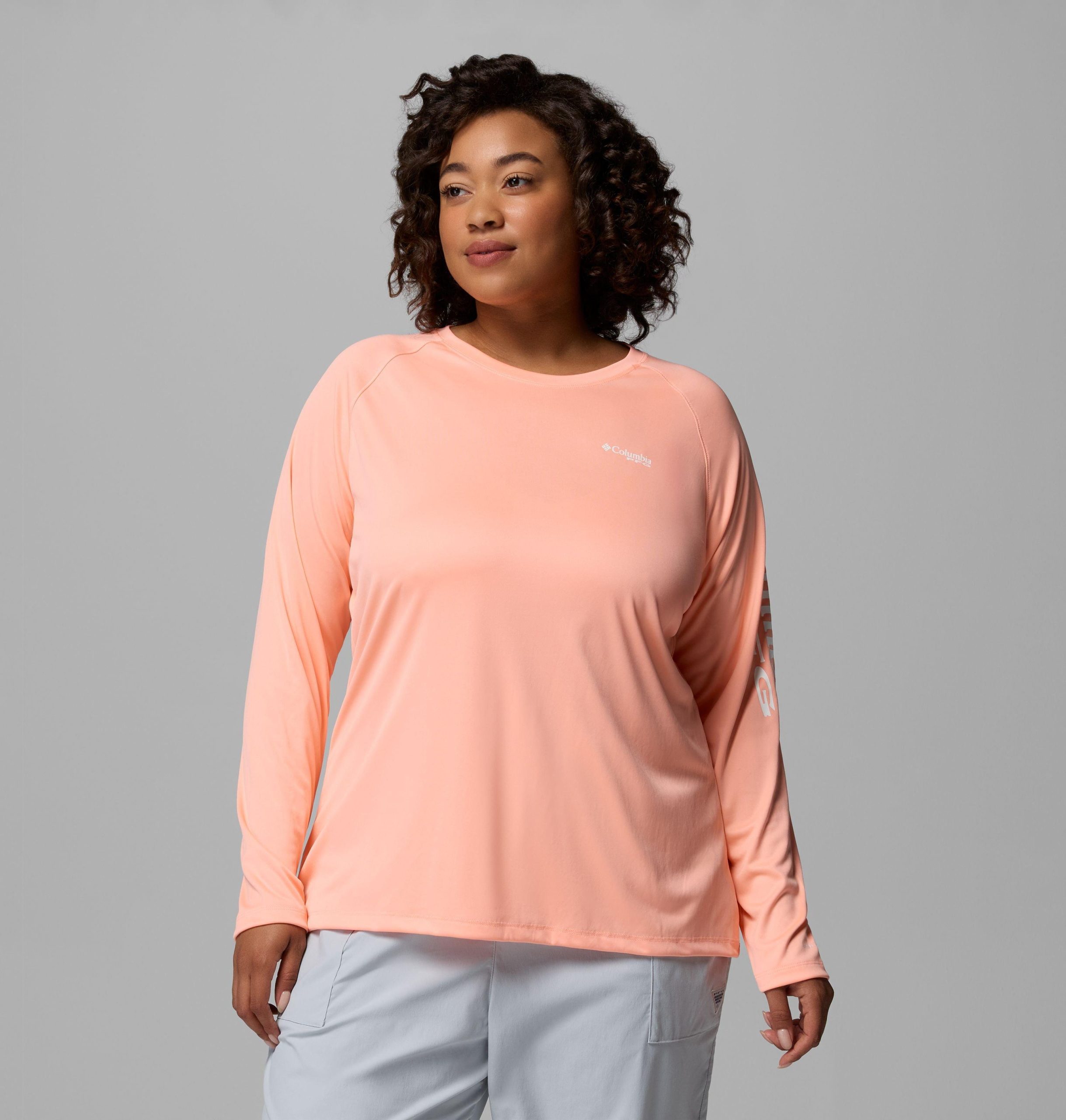 pfg tidal tee ii langarmshirt für damen – Übergröße