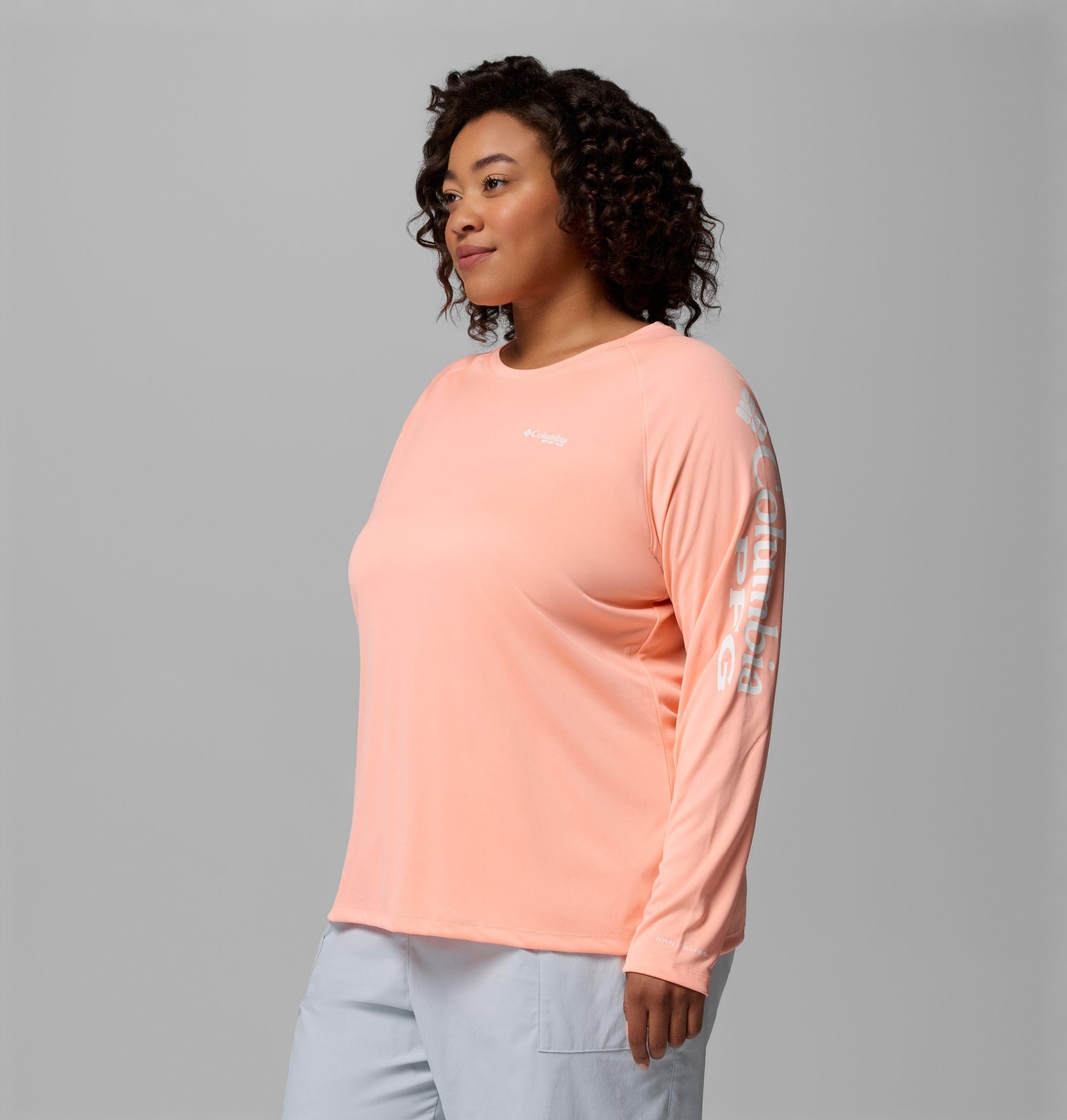 pfg tidal tee ii langarmshirt für damen – Übergröße