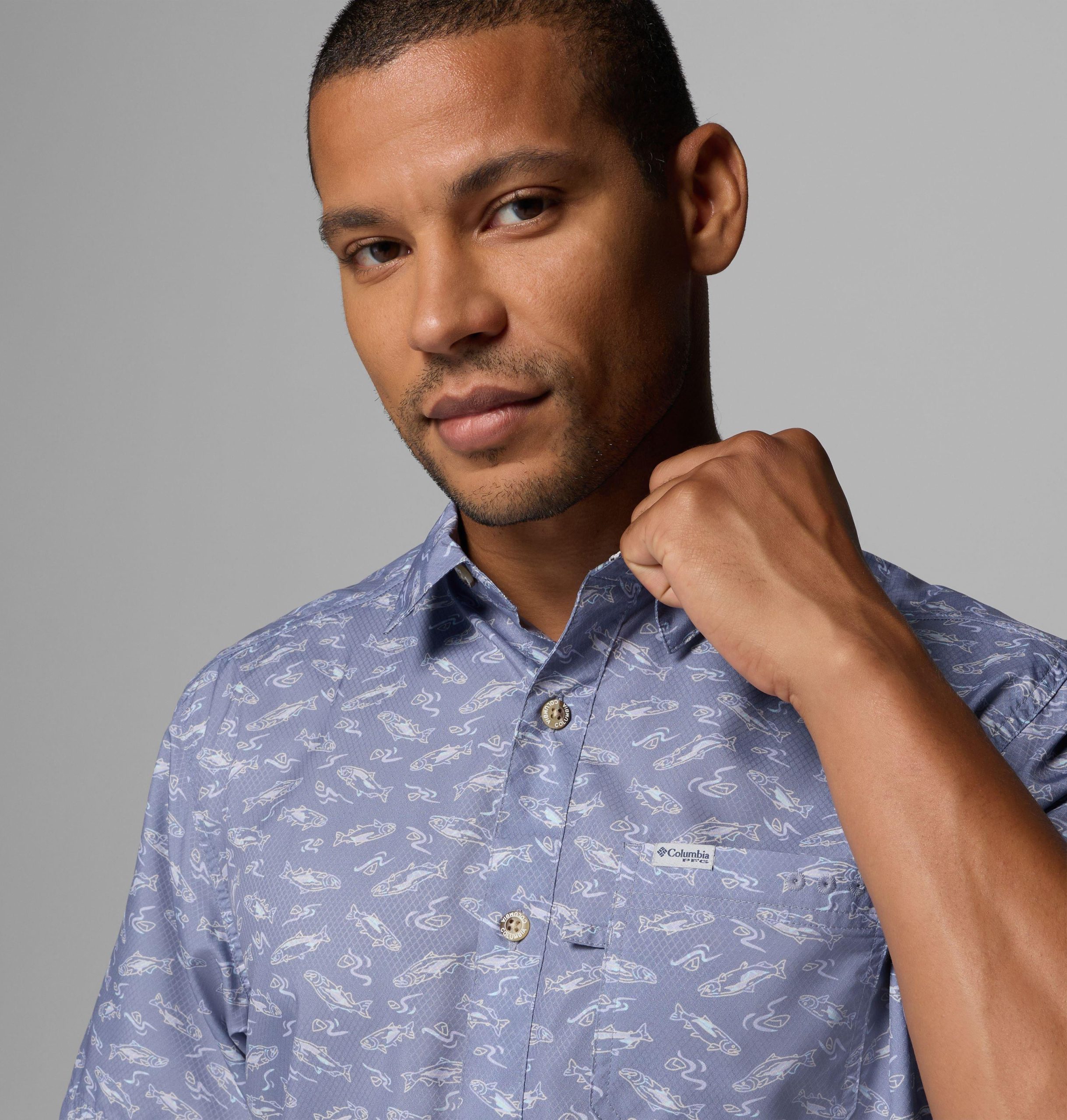 pfg super slack tide camp shirt für herren – lang