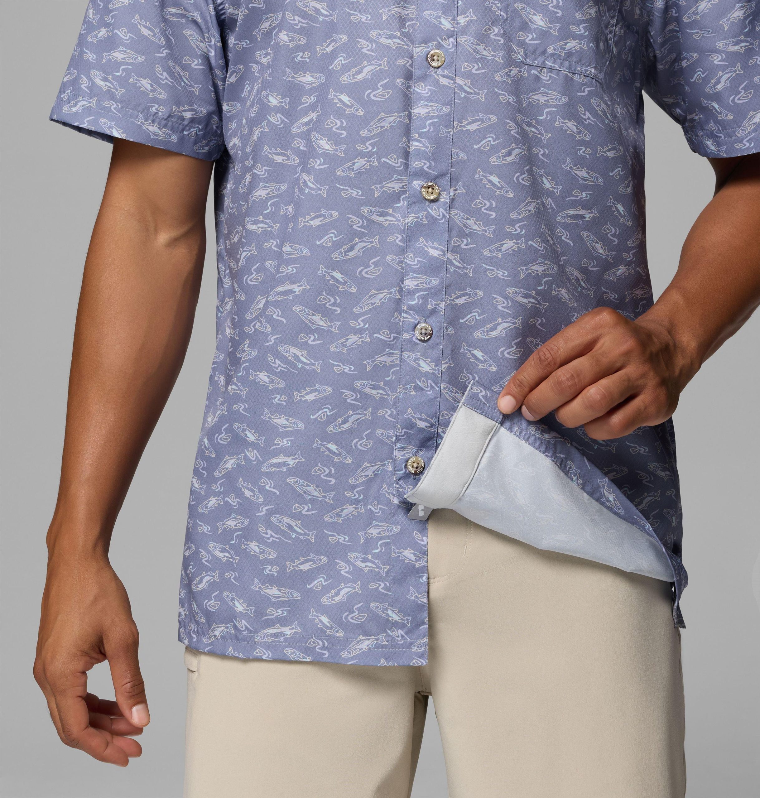 pfg super slack tide camp shirt für herren – lang