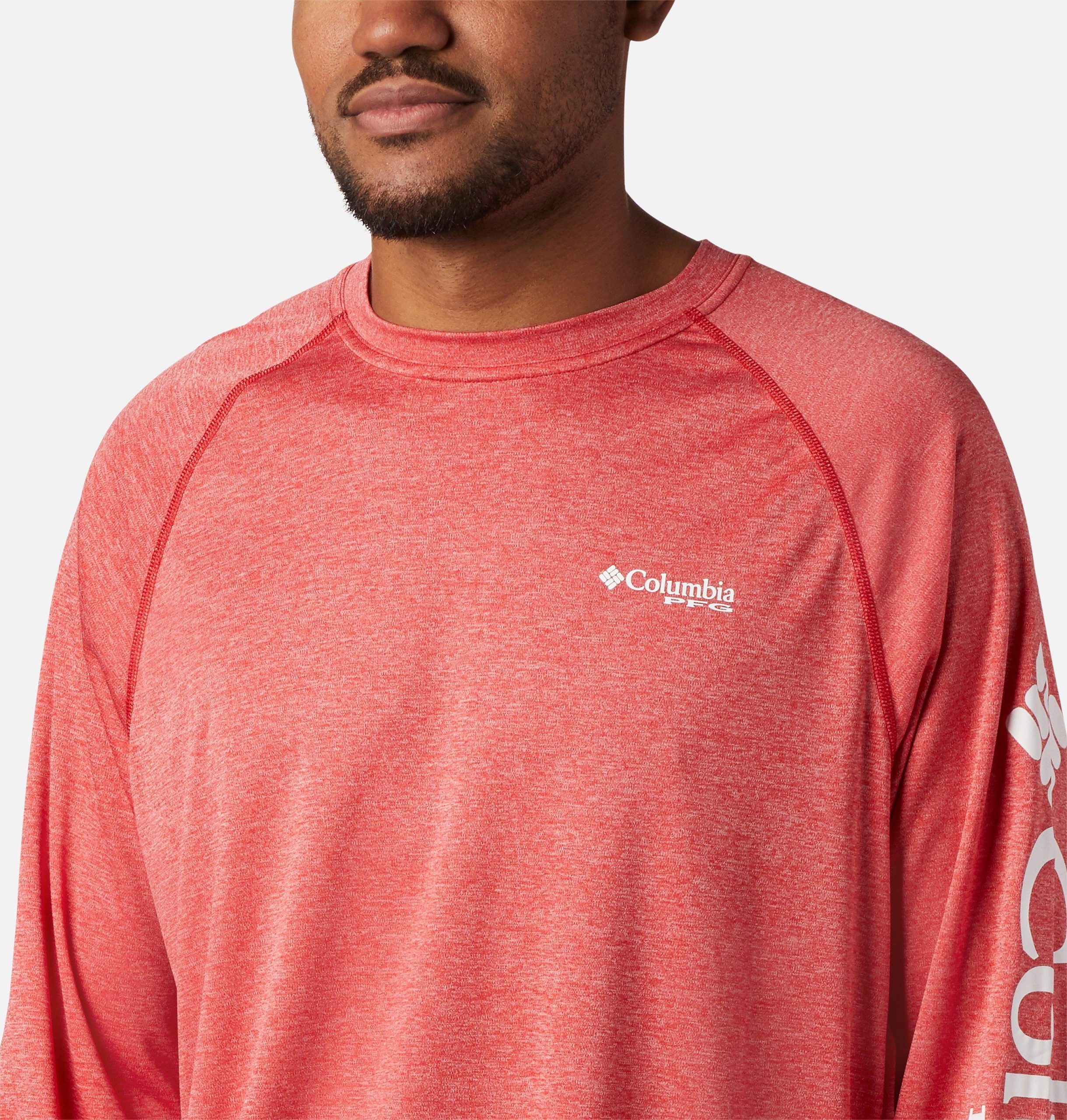 pfg terminal tackle heather langarmshirt für herren