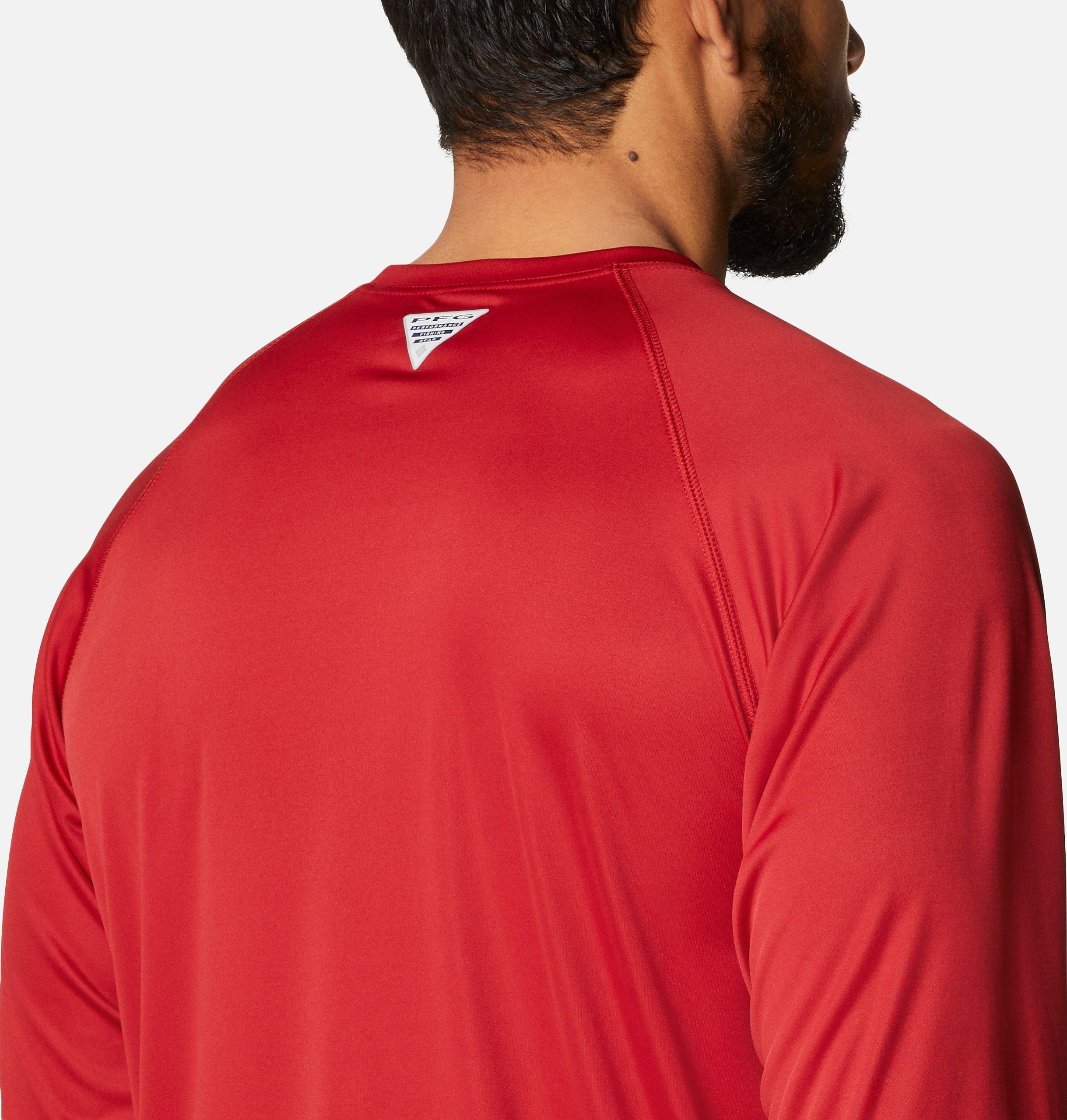 herren college terminal tackle langarmshirt - arkansas