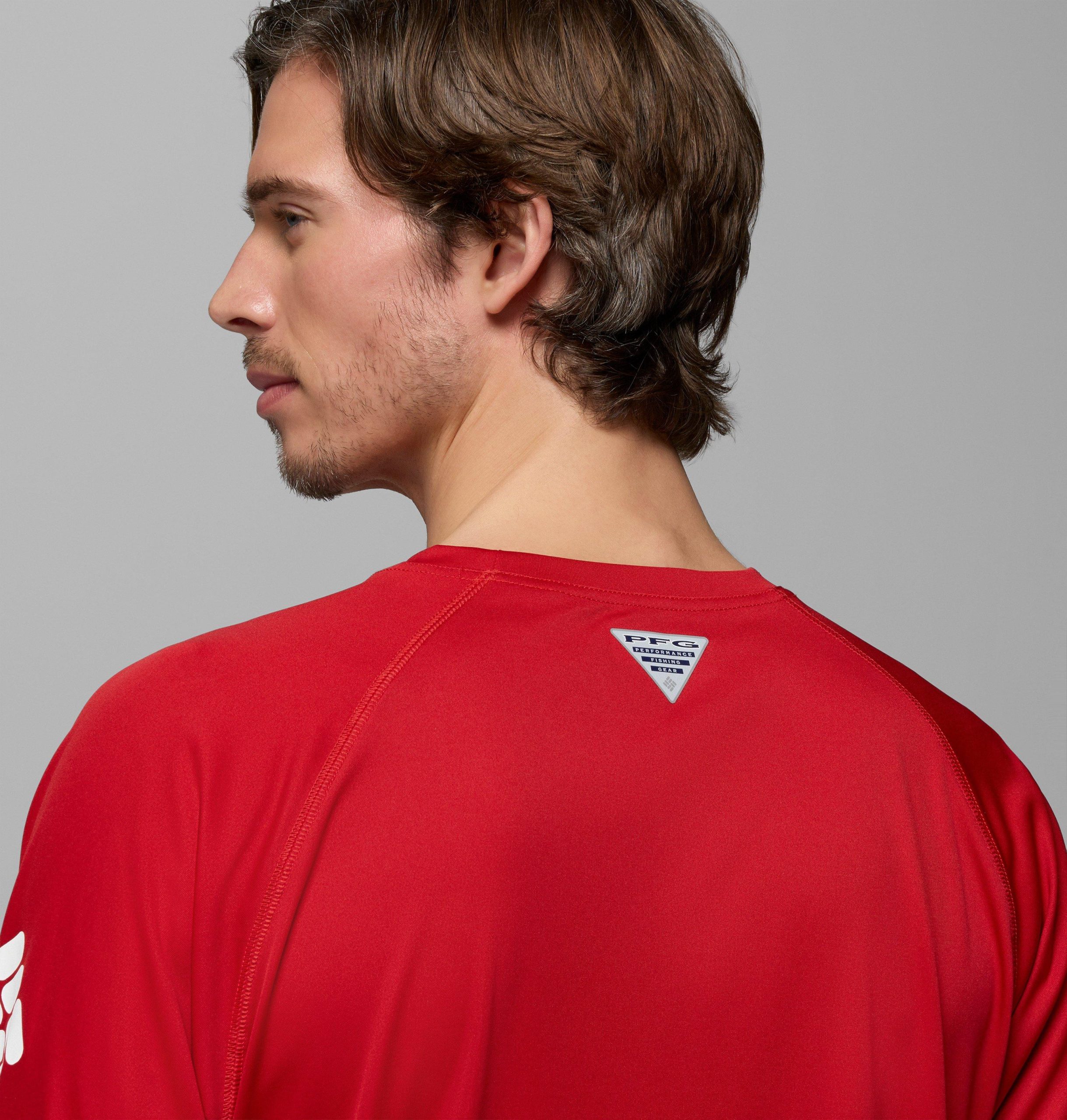 pfg terminal tackle langarmshirt für herren college – größe tall – ohio state