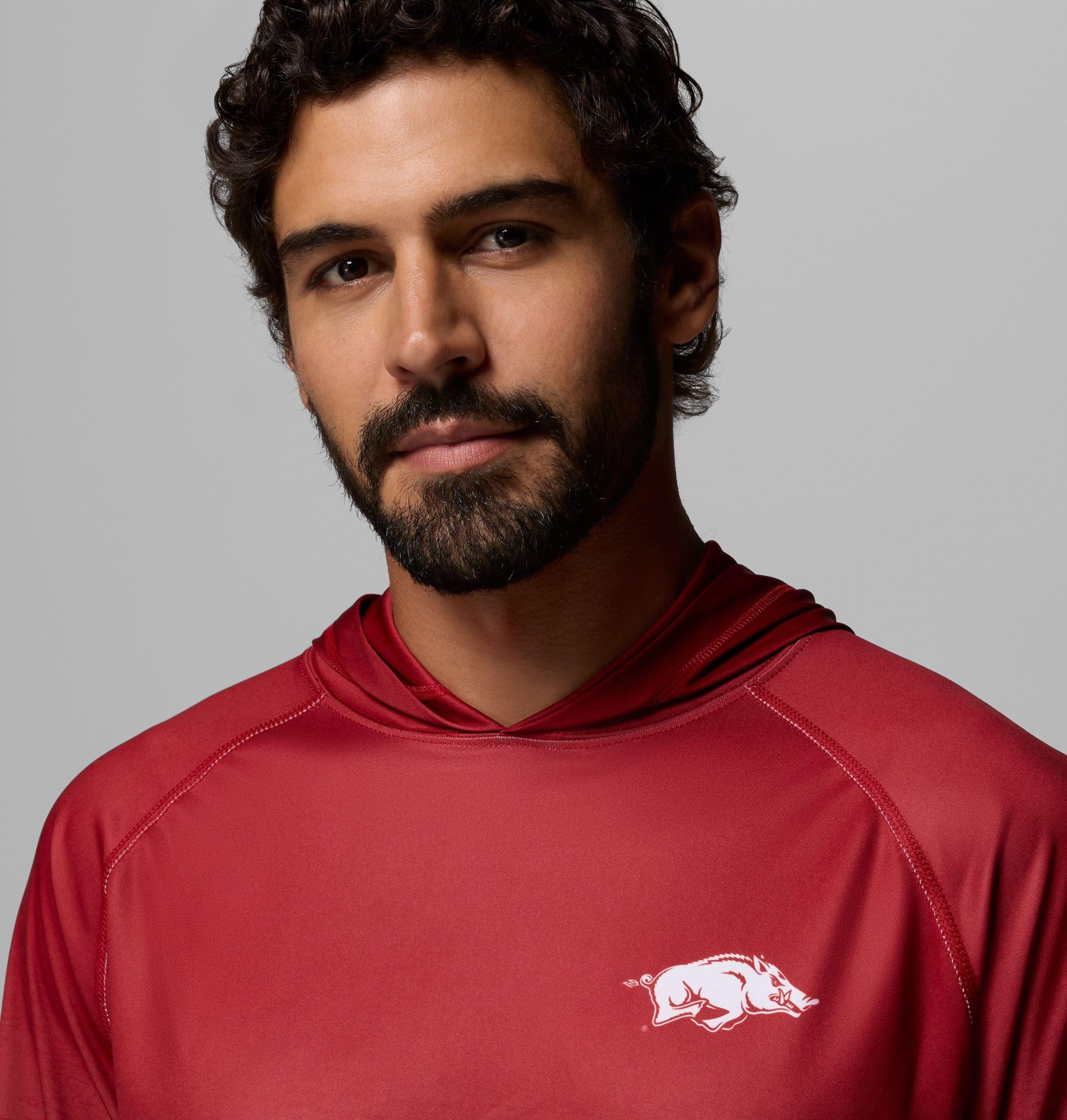 pfg super terminal tackle hoodie für herren college – arkansas