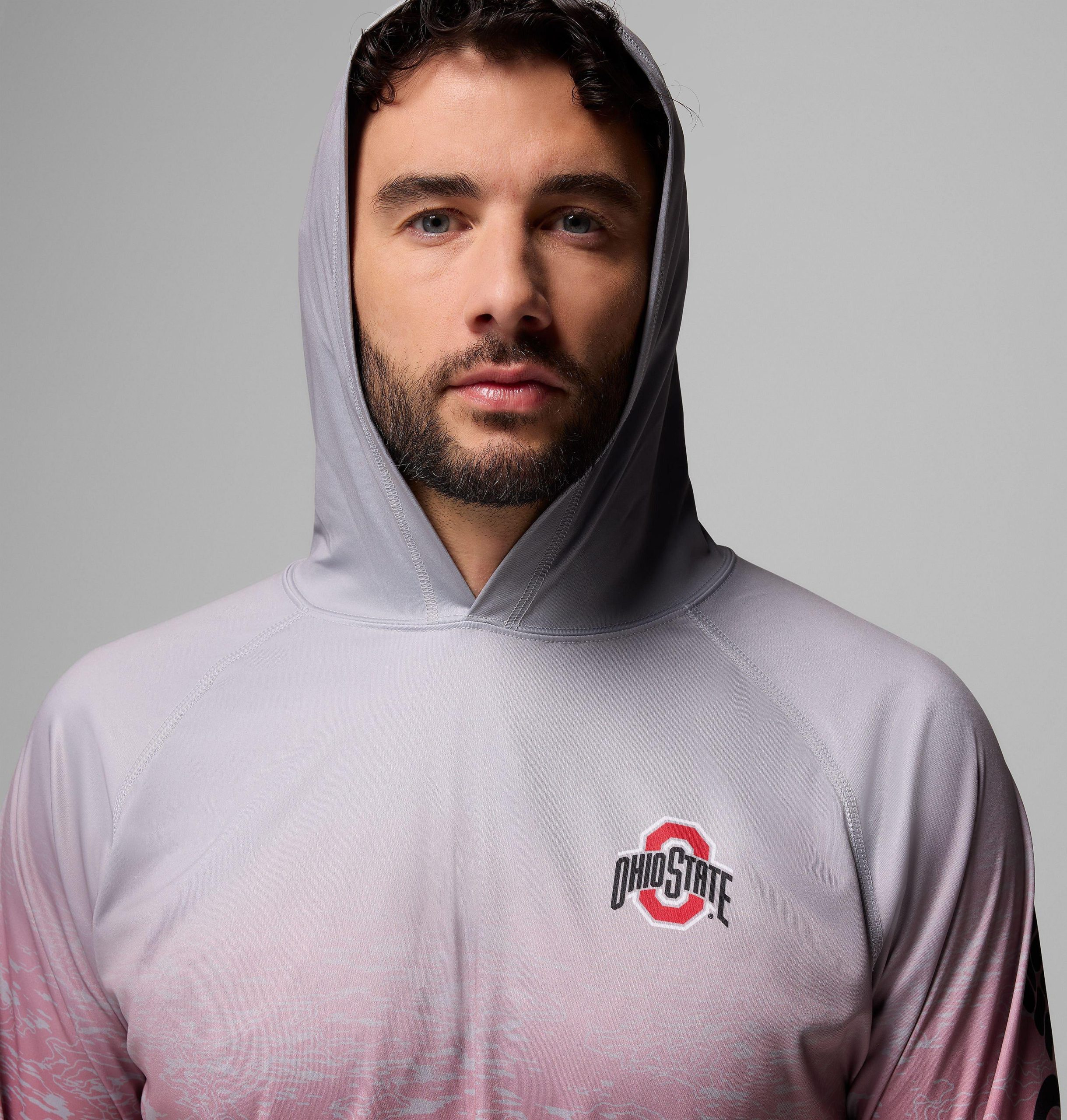 pfg super terminal tackle hoodie für herren college-stil – ohio state