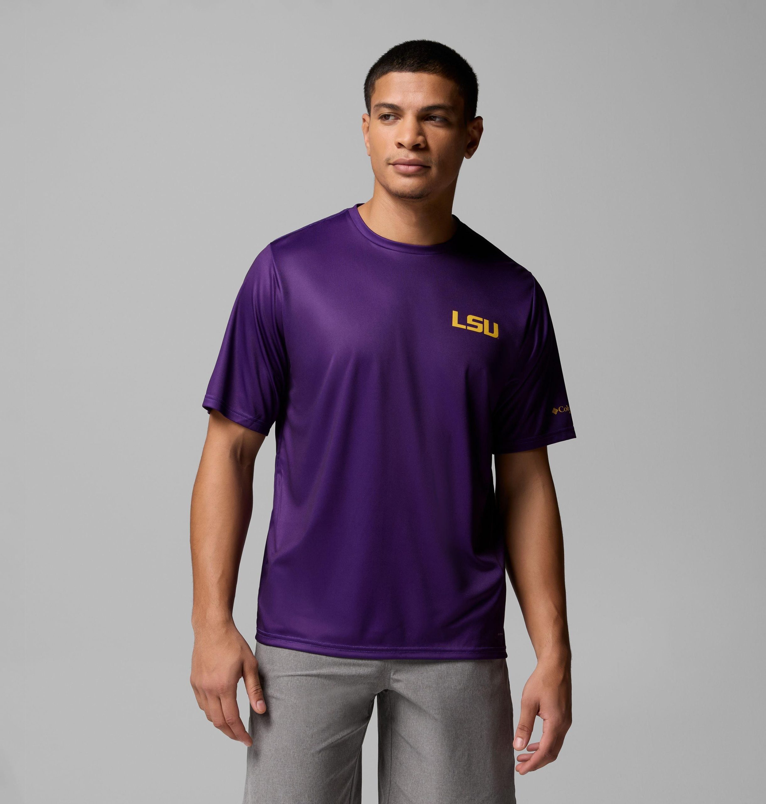herren-college-pfg-terminal-tackle-kurzarmshirt - lsu