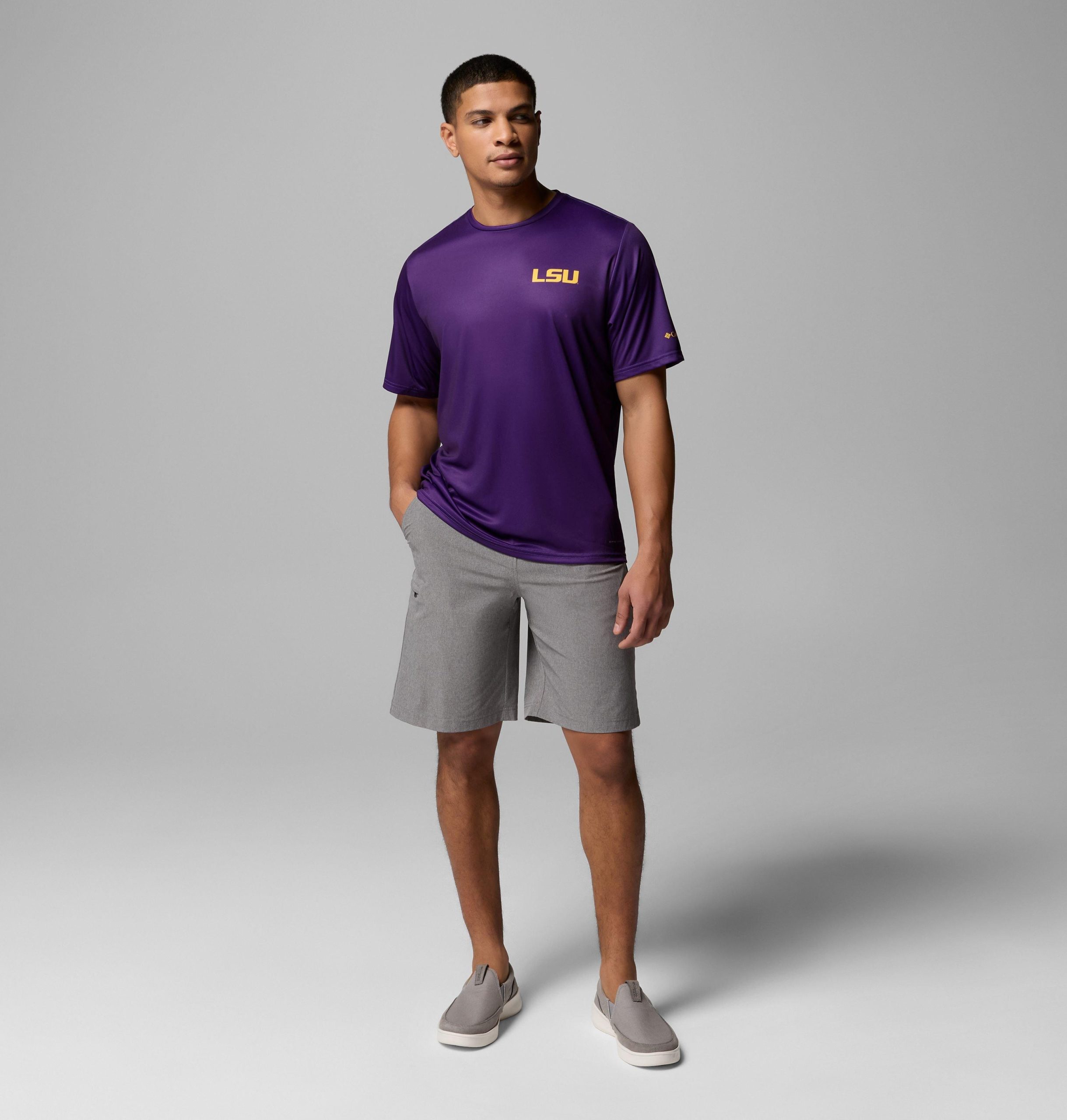 herren-college-pfg-terminal-tackle-kurzarmshirt - lsu
