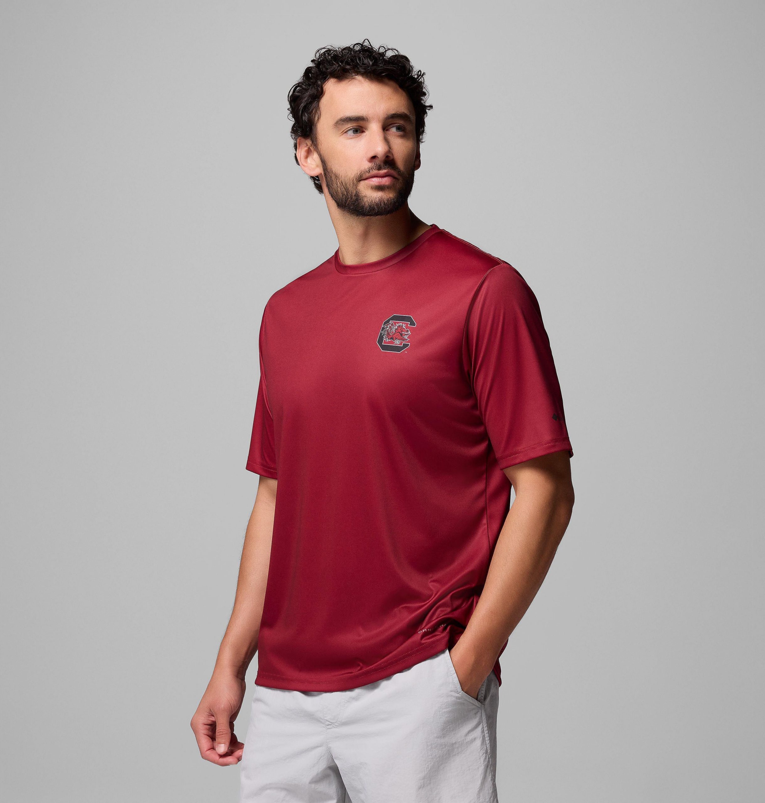 herren college pfg terminal tackle kurzarmhemd