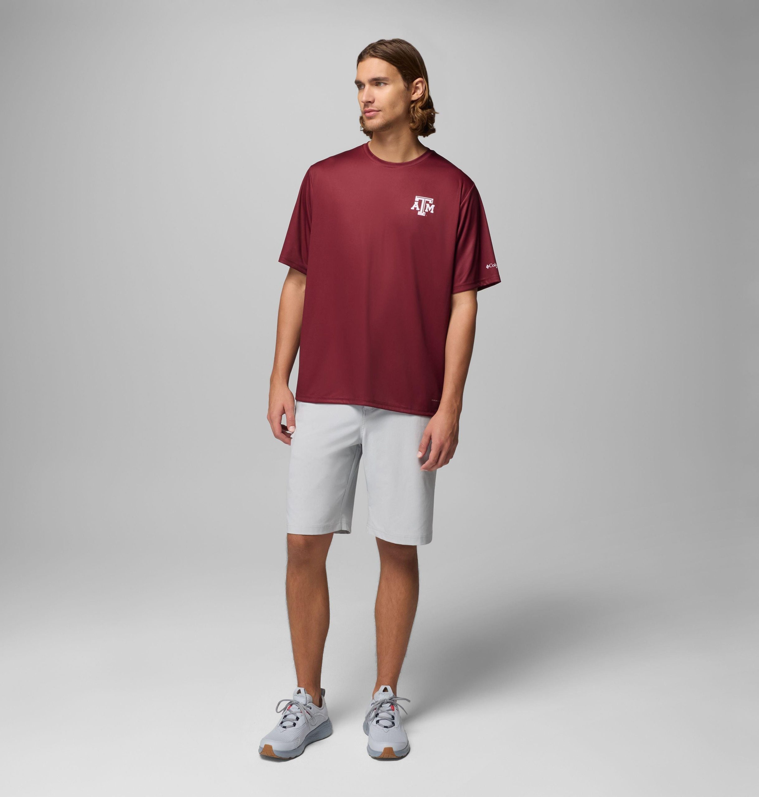 herren-kurzarmshirt von pfg terminal tackle texas am