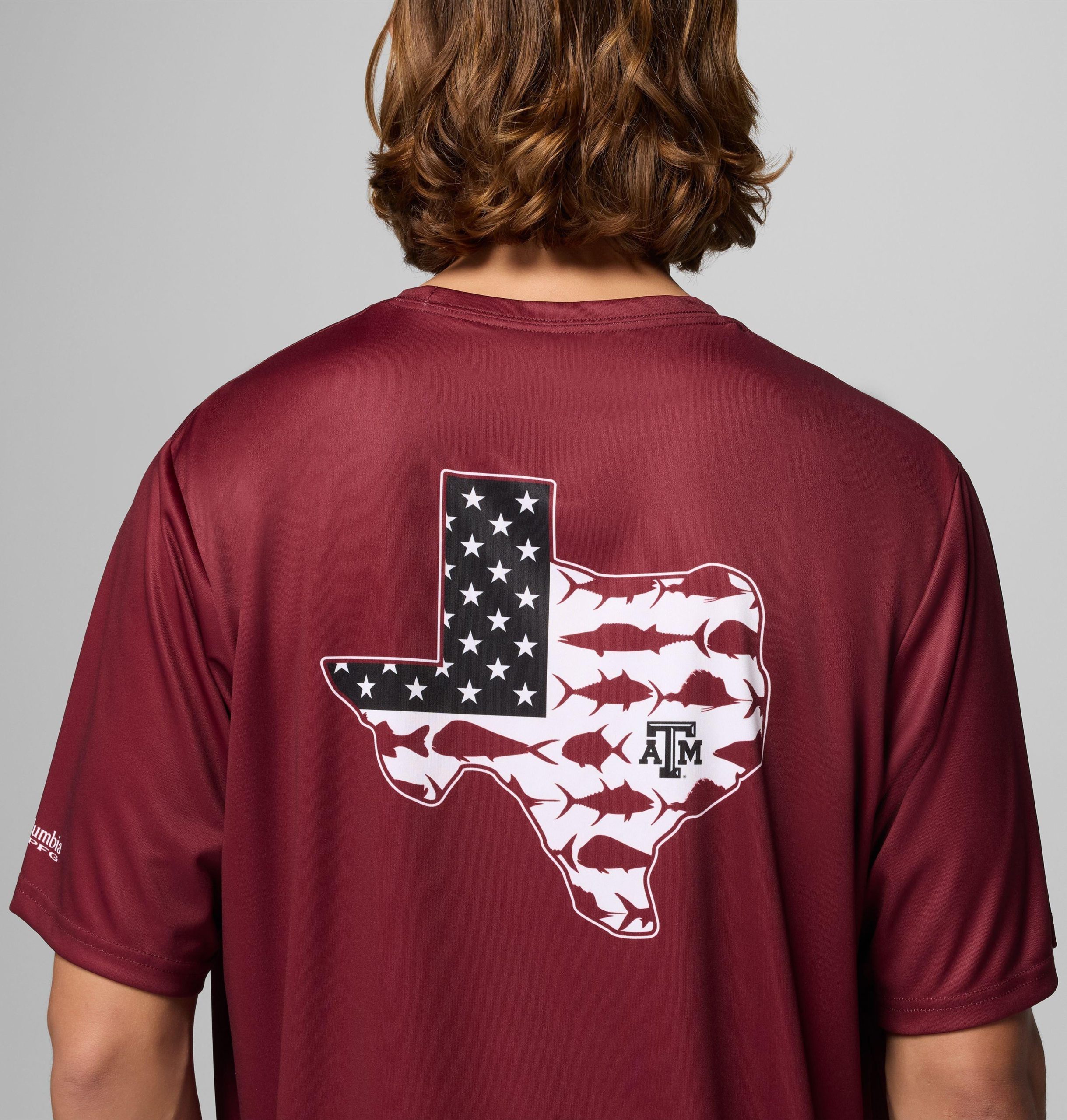 herren-kurzarmshirt von pfg terminal tackle texas am