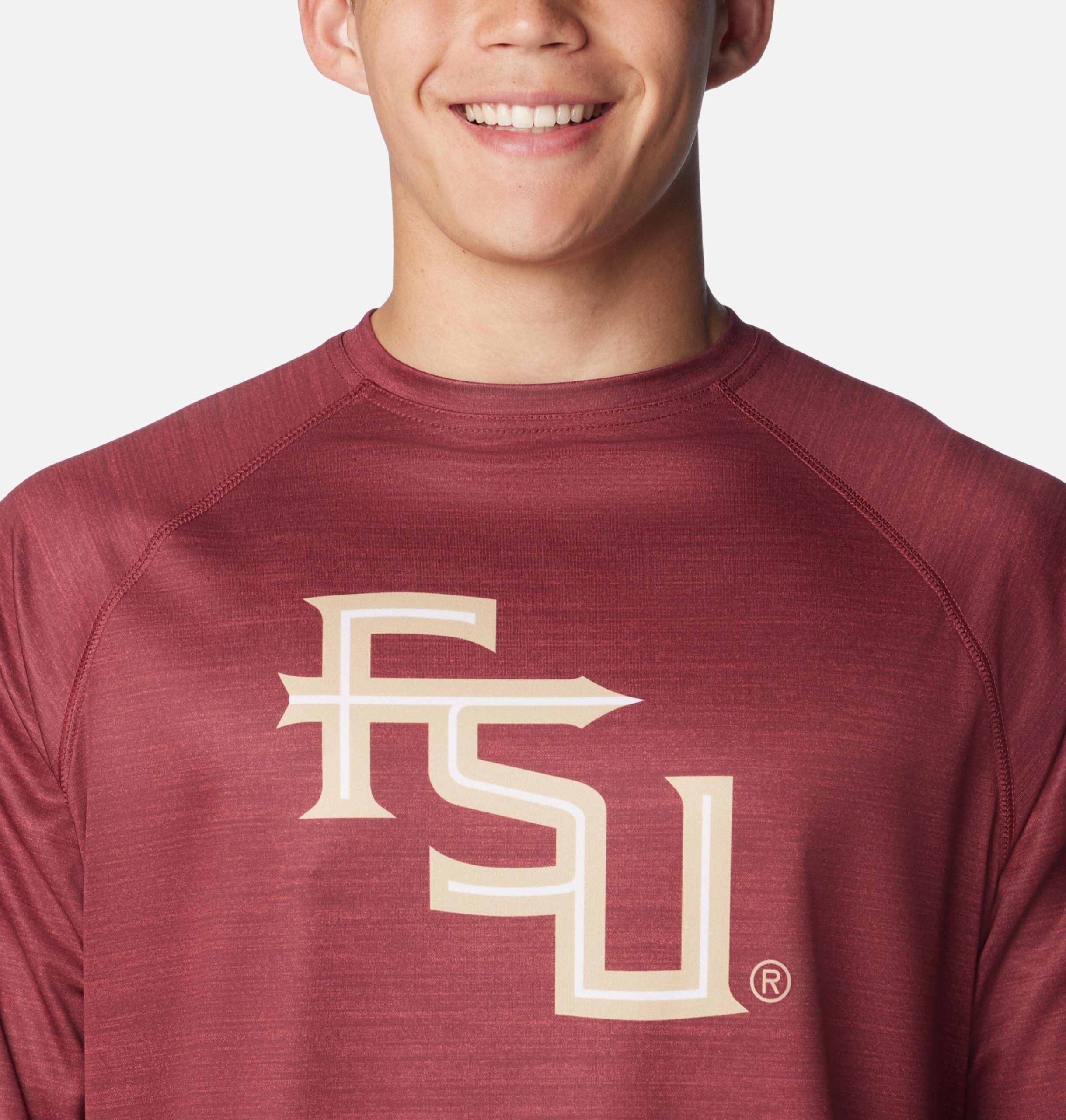 herren-langarmshirt pfg terminal tackle heather - florida state