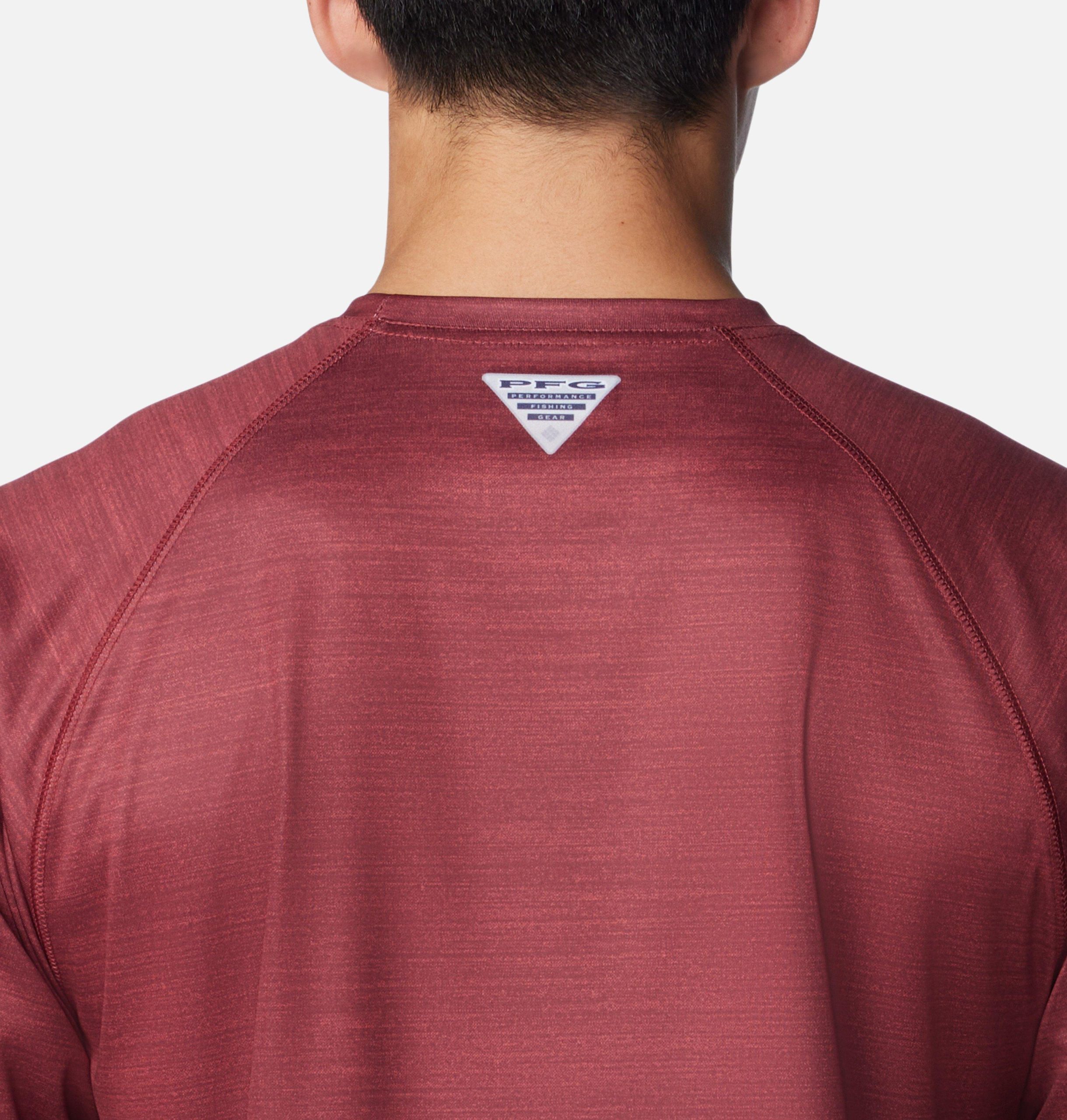 herren-langarmshirt pfg terminal tackle heather - florida state