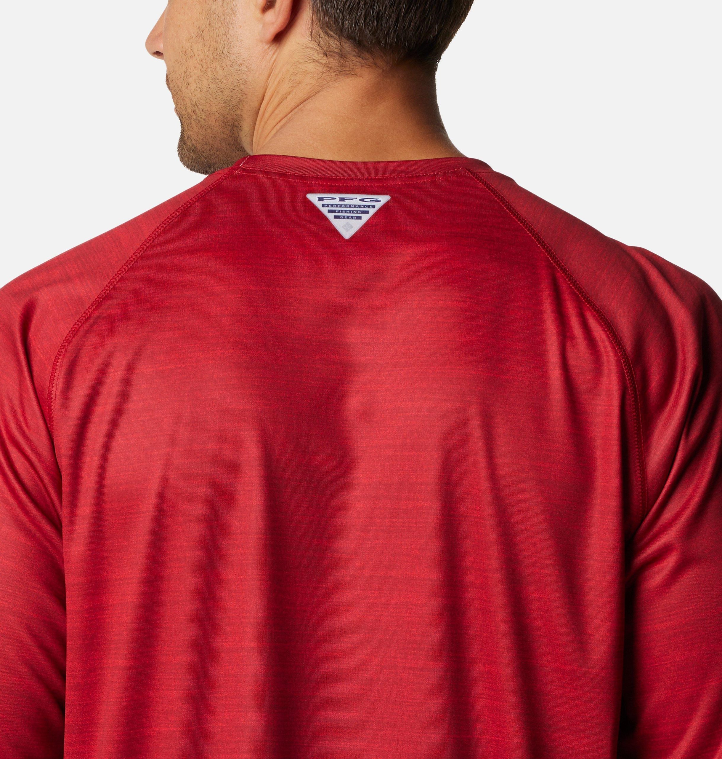 herren college pfg terminal tackle heather langarmshirt - oklahoma