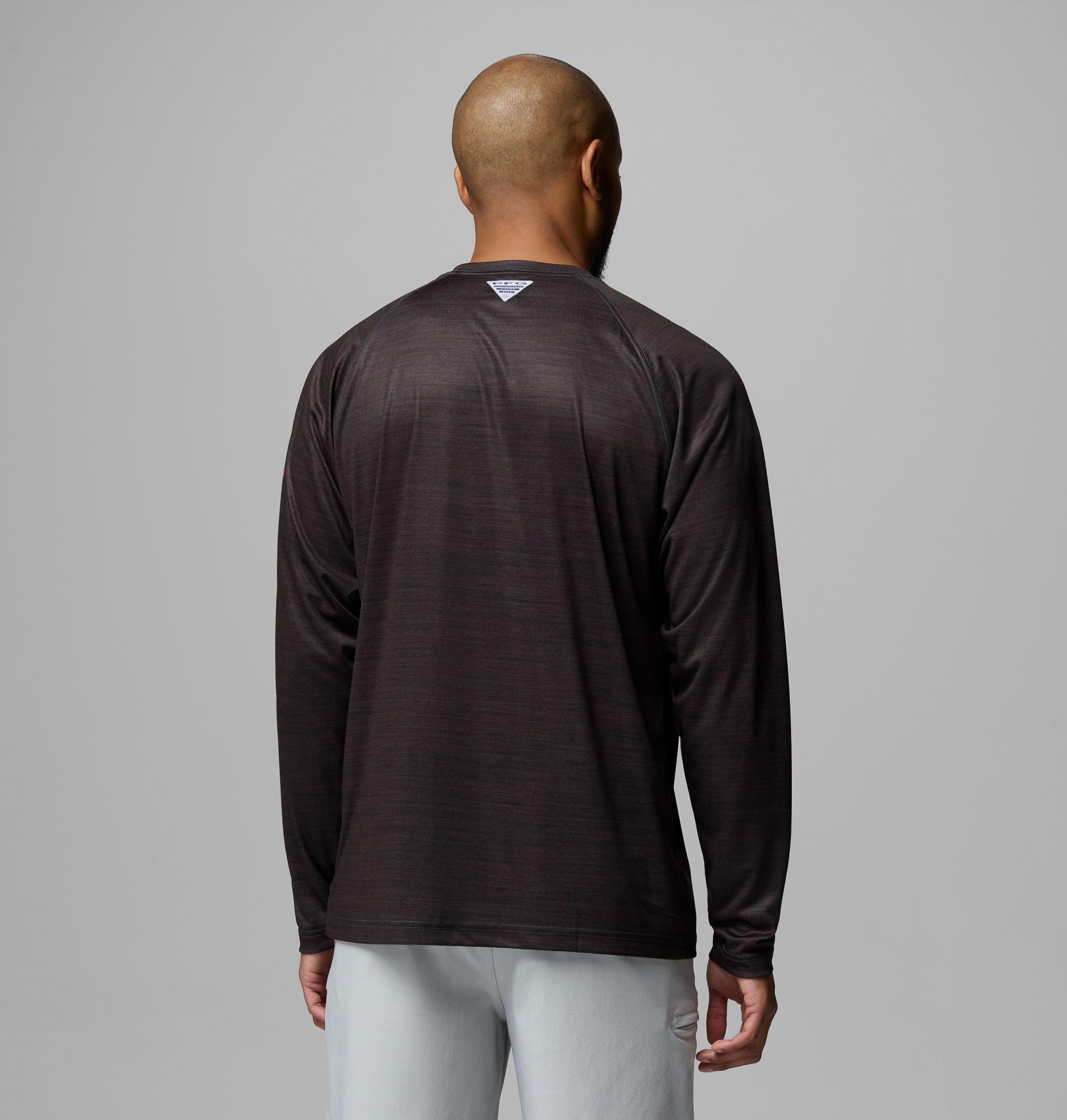 pfg terminal tackle herren-langarmshirt für college-fans meliert - ohio state