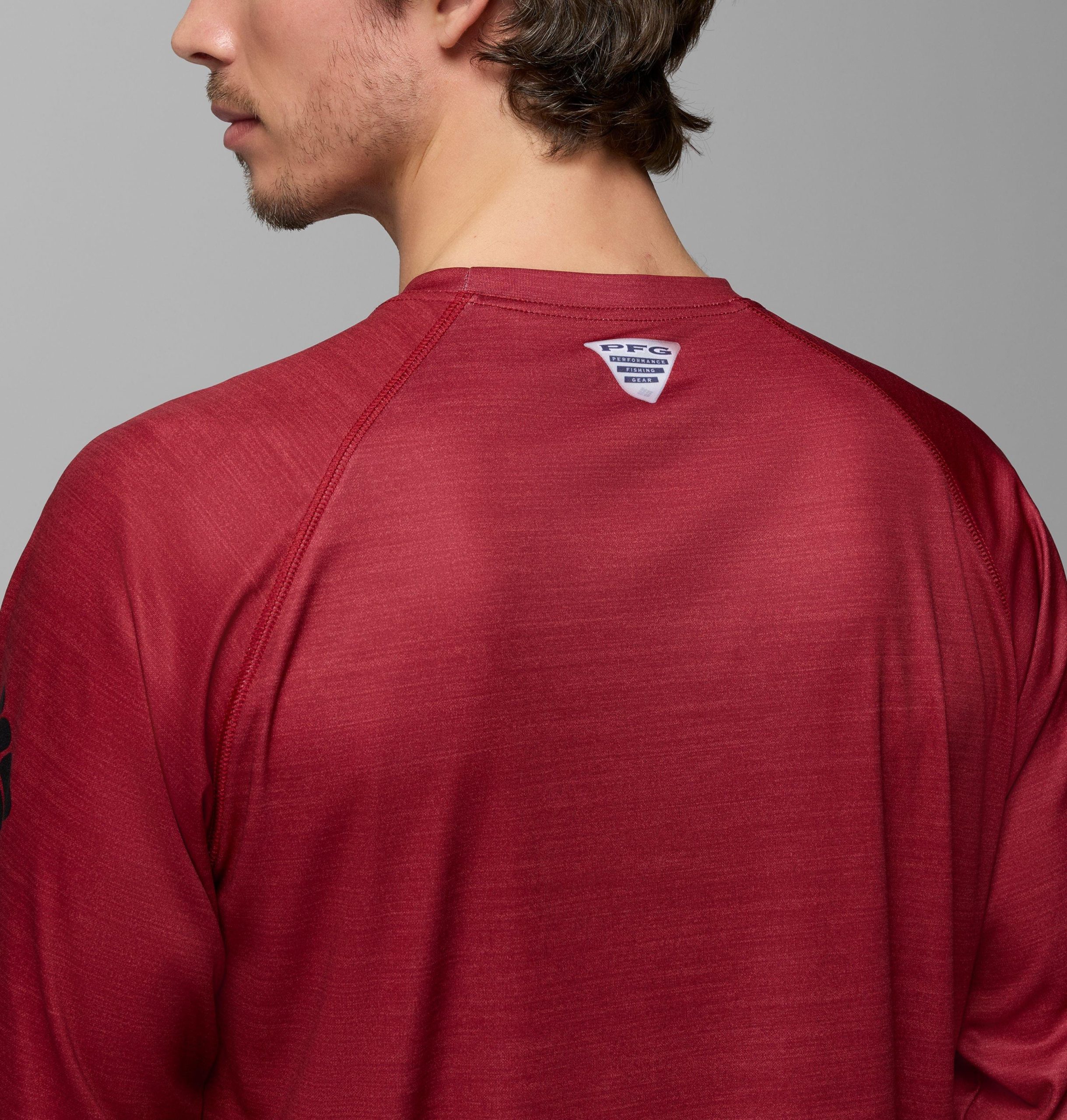 herren college pfg terminal tackle heather langarmshirt - south carolina
