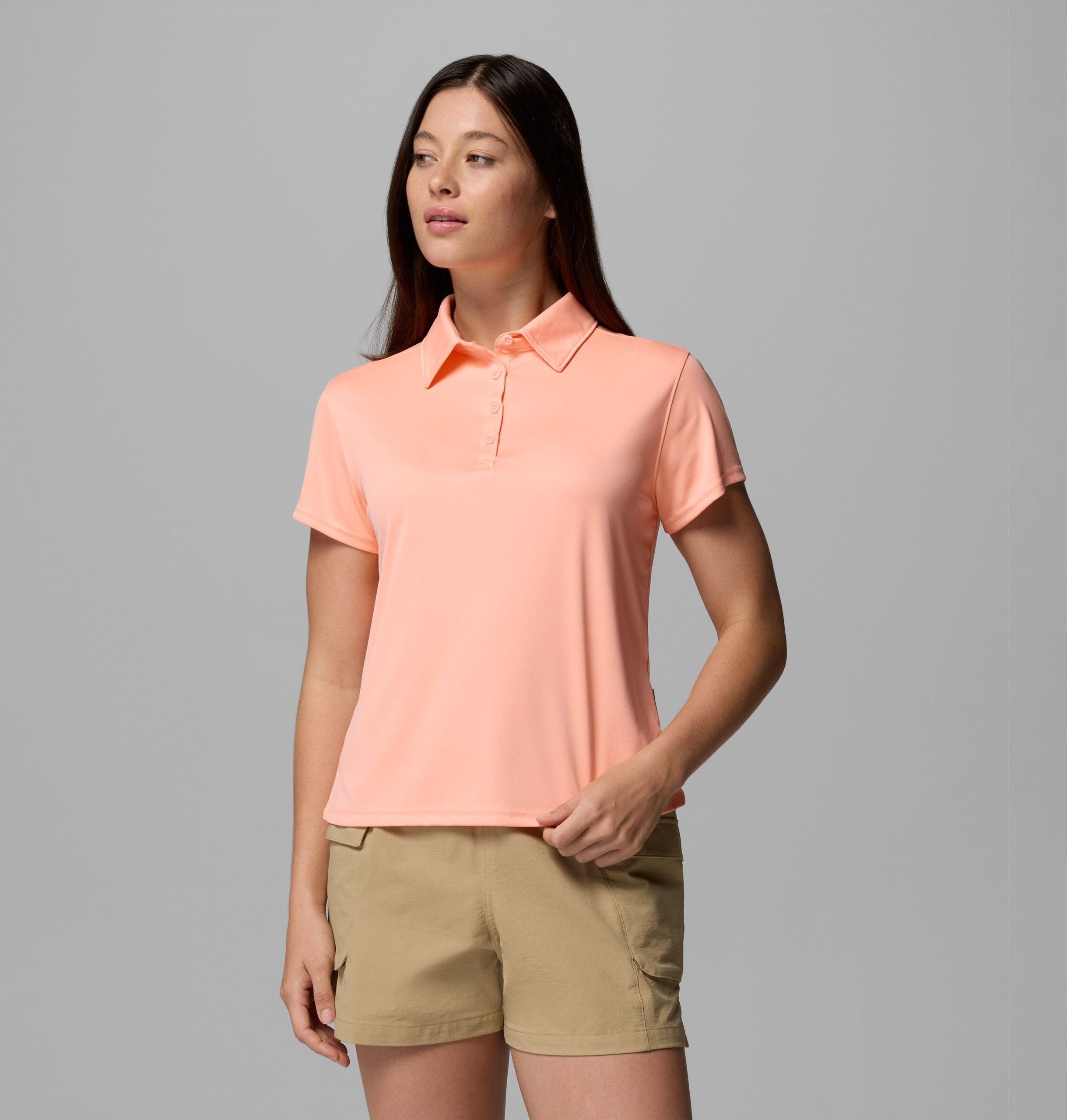 pfg tidal damen-t-shirt kurzarm-polo