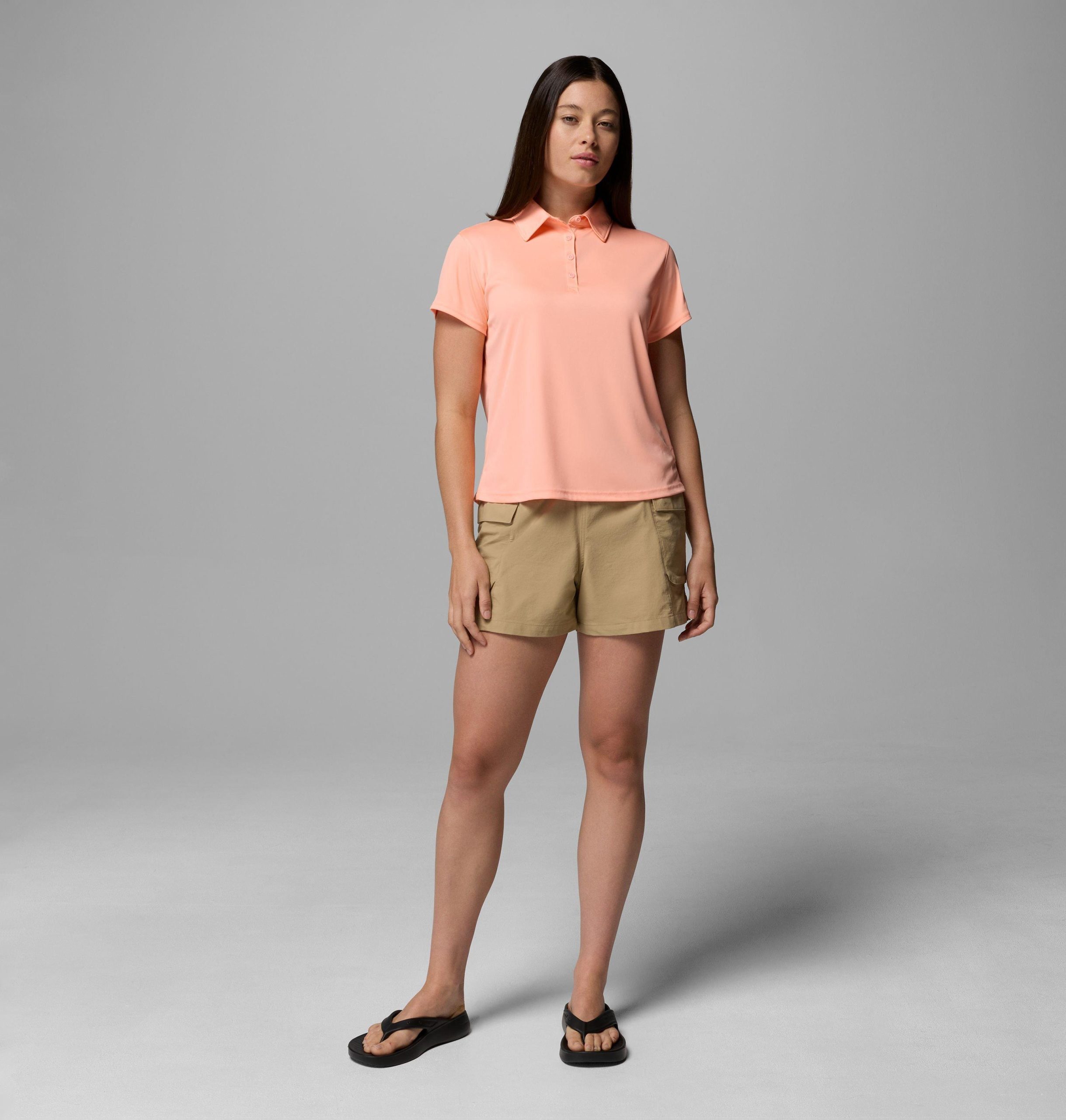 pfg tidal damen-t-shirt kurzarm-polo