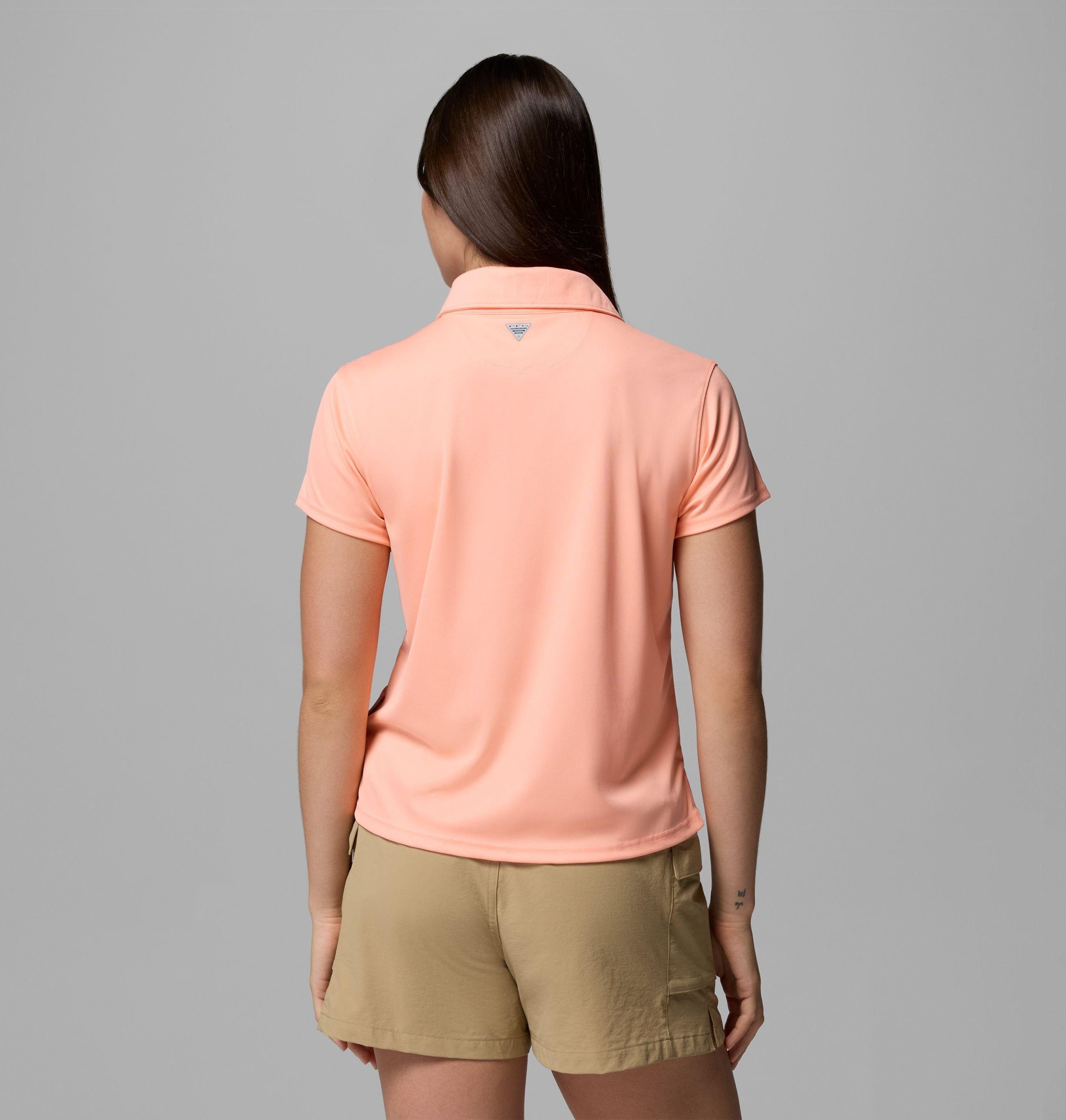 pfg tidal damen-t-shirt kurzarm-polo